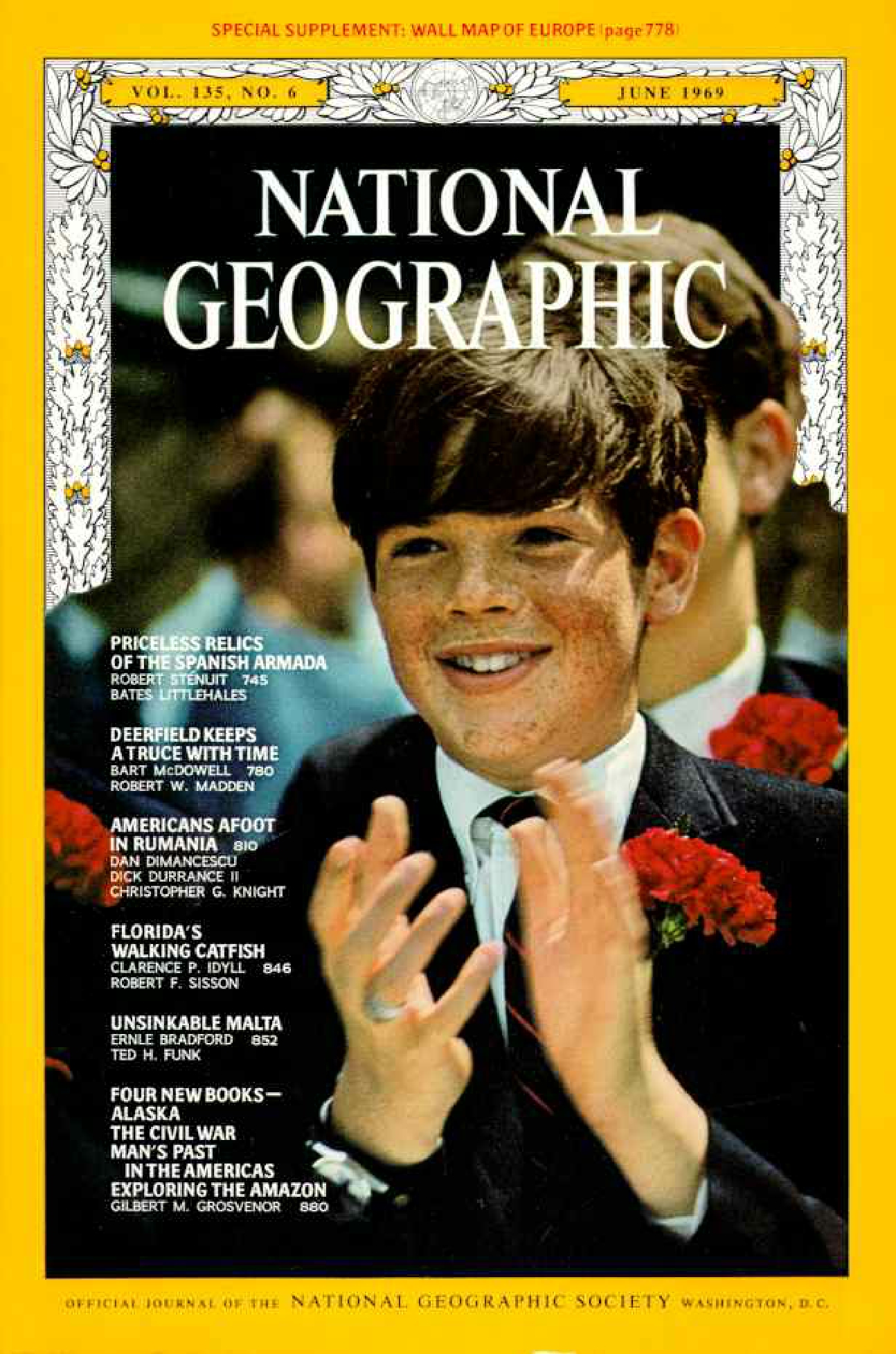[해외잡지] National Geographic 1969-06 135-6 Jun