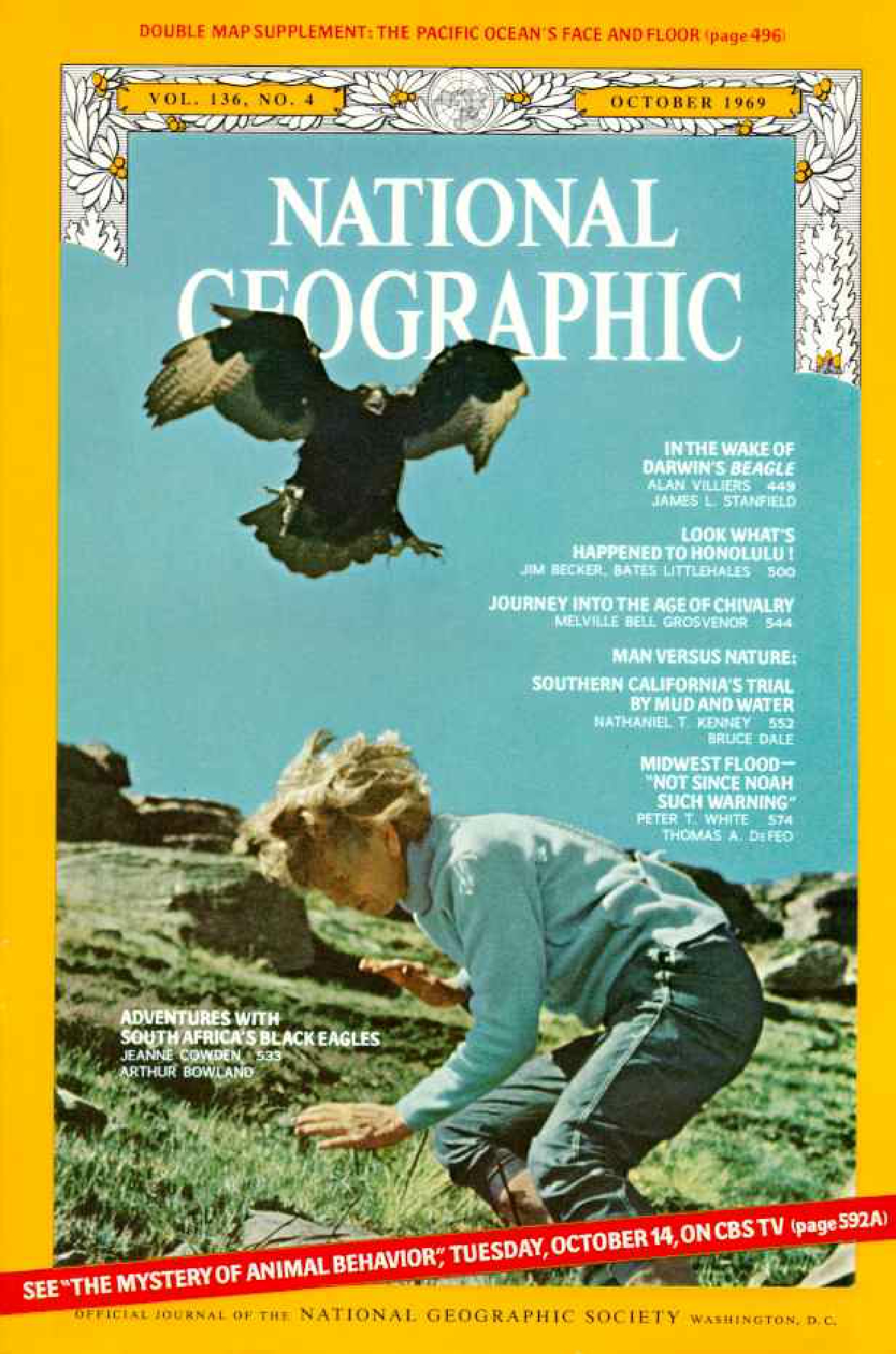 [해외잡지] National Geographic 1969-10 136-4 Oct