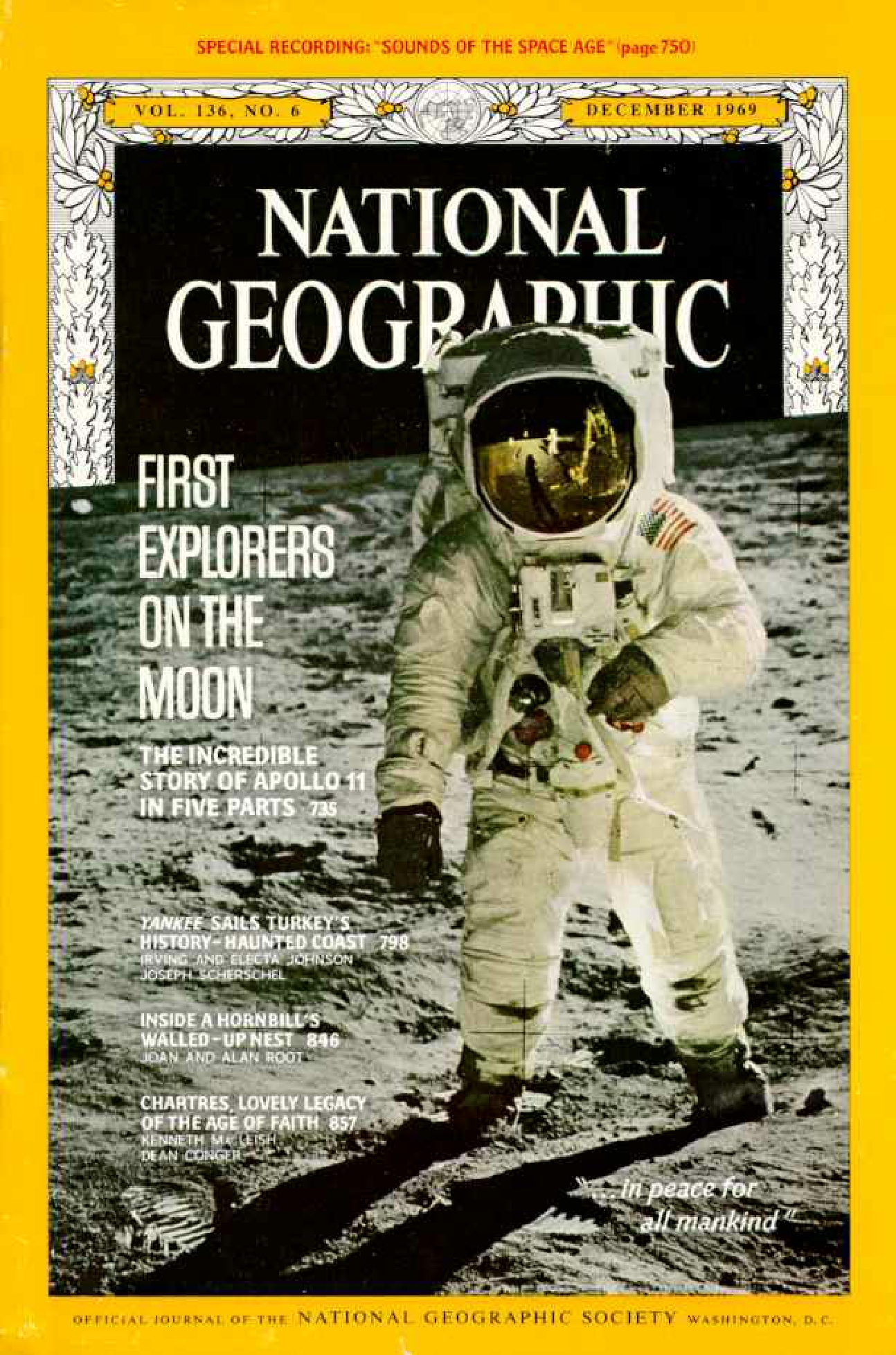 [해외잡지] National Geographic 1969-12 136-6 Dec