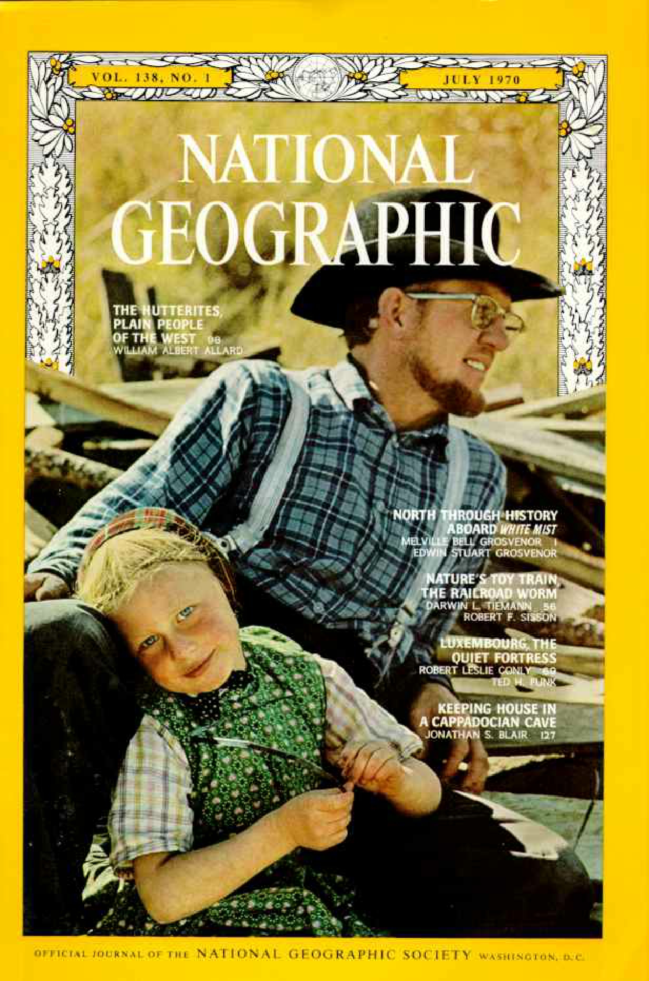 [해외잡지] National Geographic 1970-07 138-1 Jul