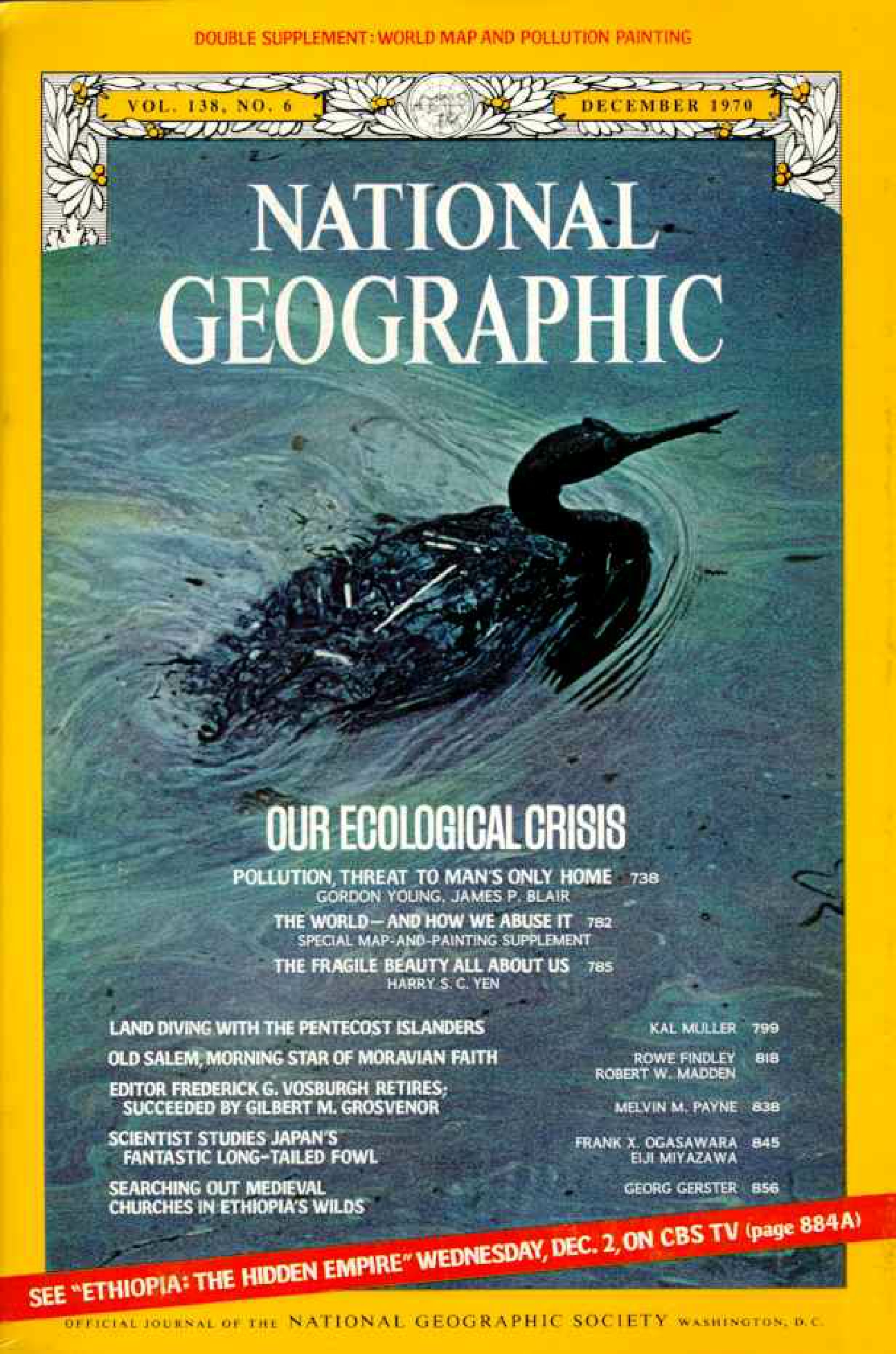 [해외잡지] National Geographic 1970-12 138-6 Dec