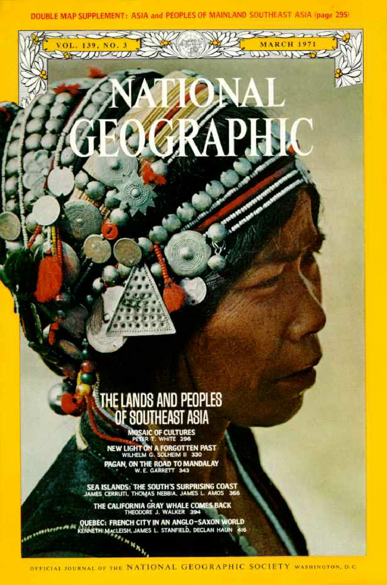 [해외잡지] National Geographic 1971-03 139-3 Mar