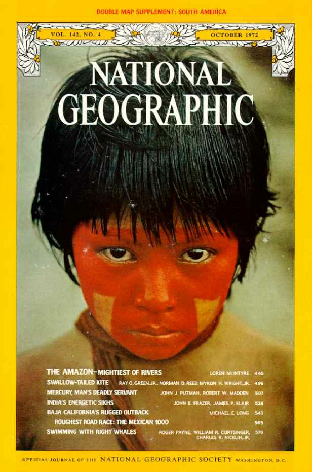 [해외잡지] National Geographic 1972-10 142-4 Oct