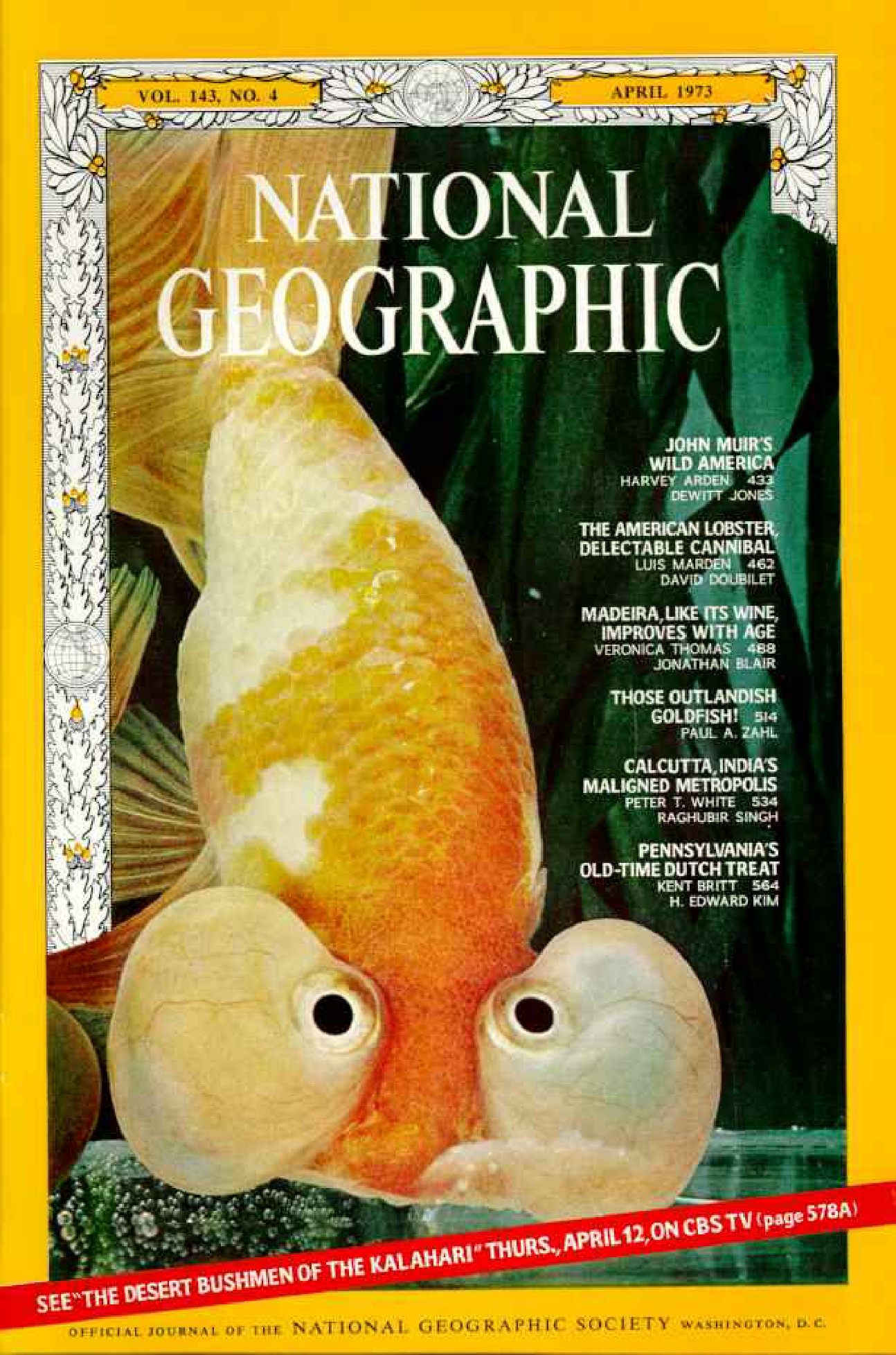 [해외잡지] National Geographic 1973-04 143-4 Apr
