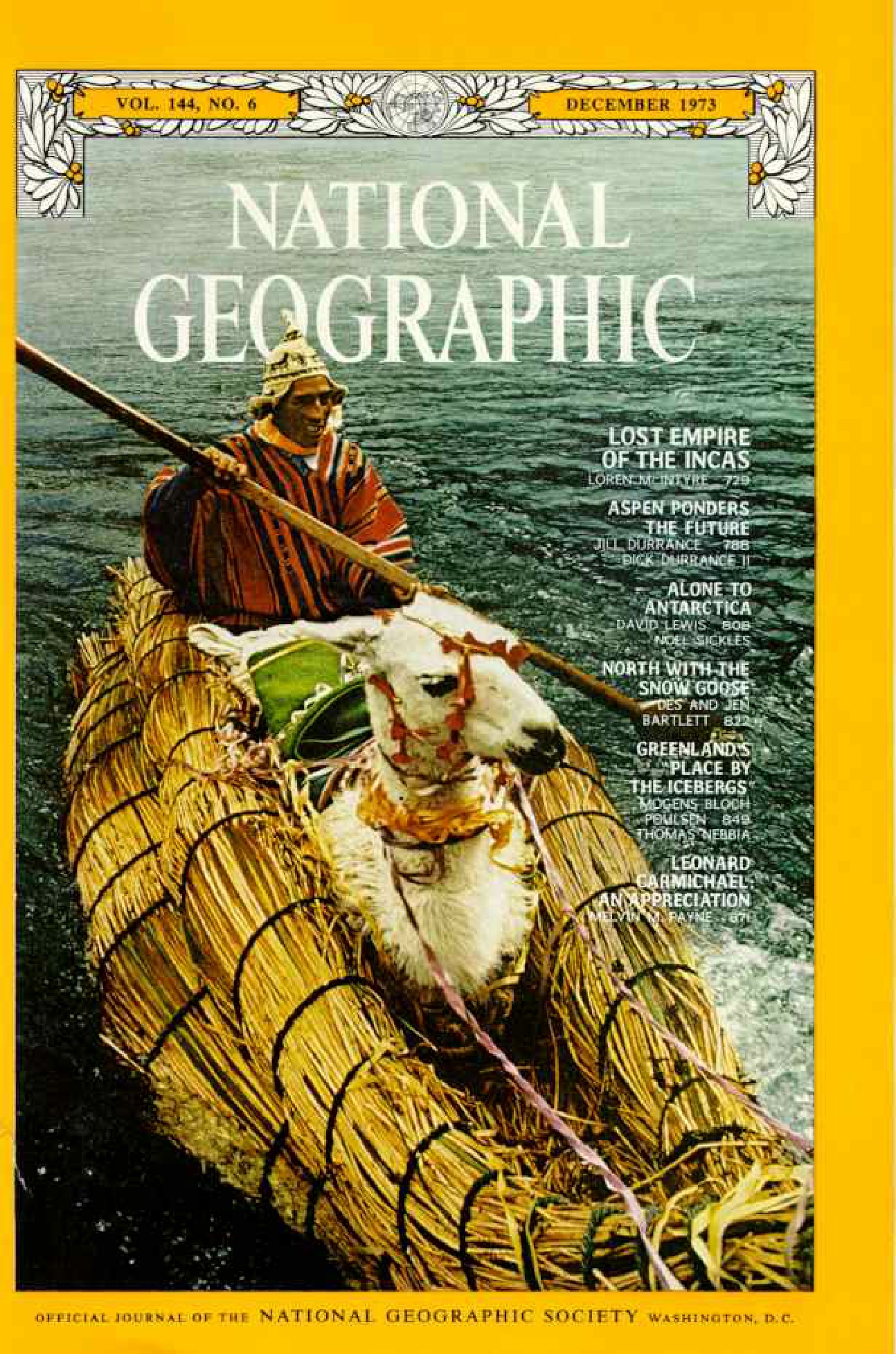 [해외잡지] National Geographic 1973-12 144-6 Dec