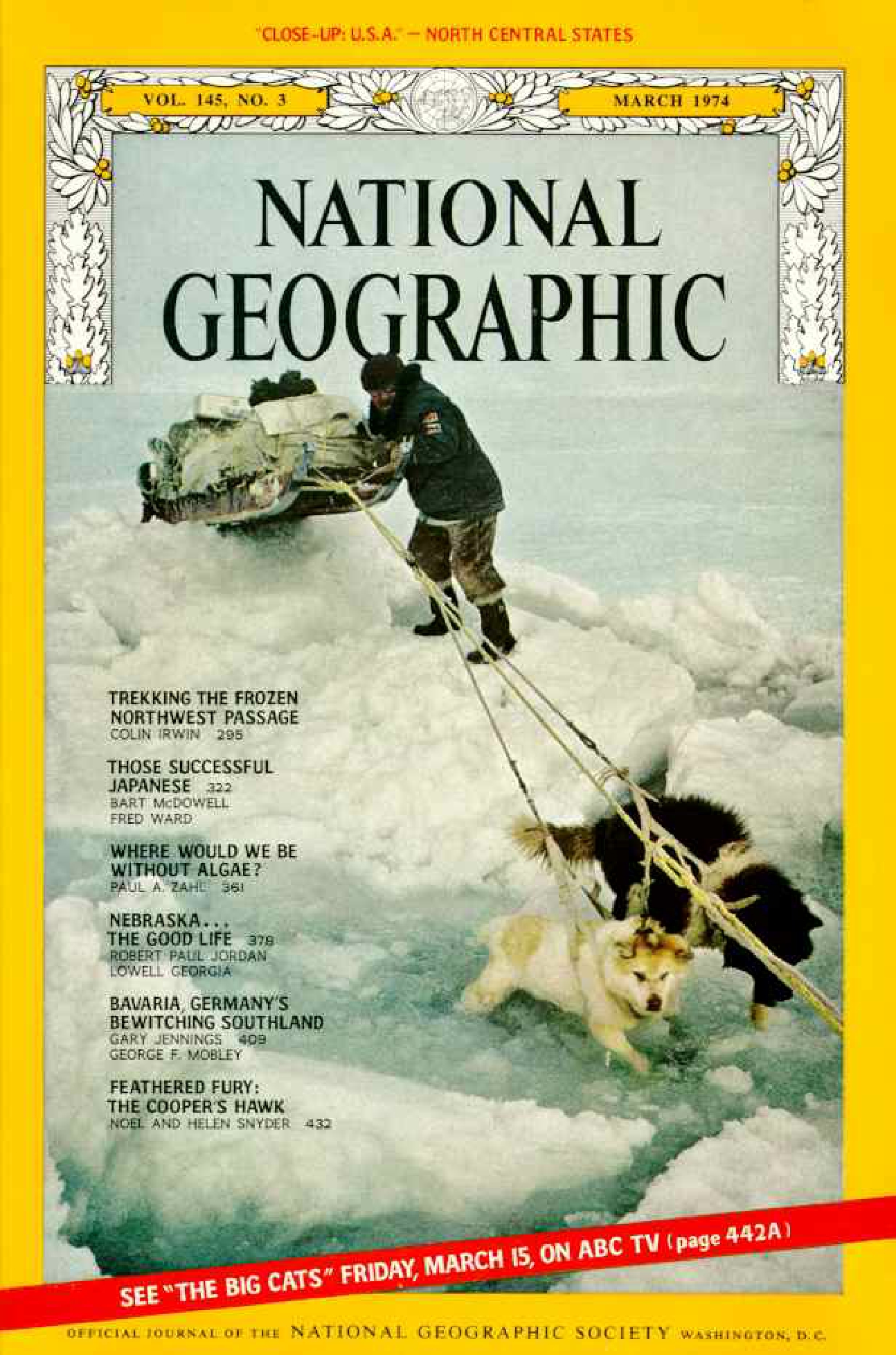 [해외잡지] National Geographic 1974-03 145-3 Mar
