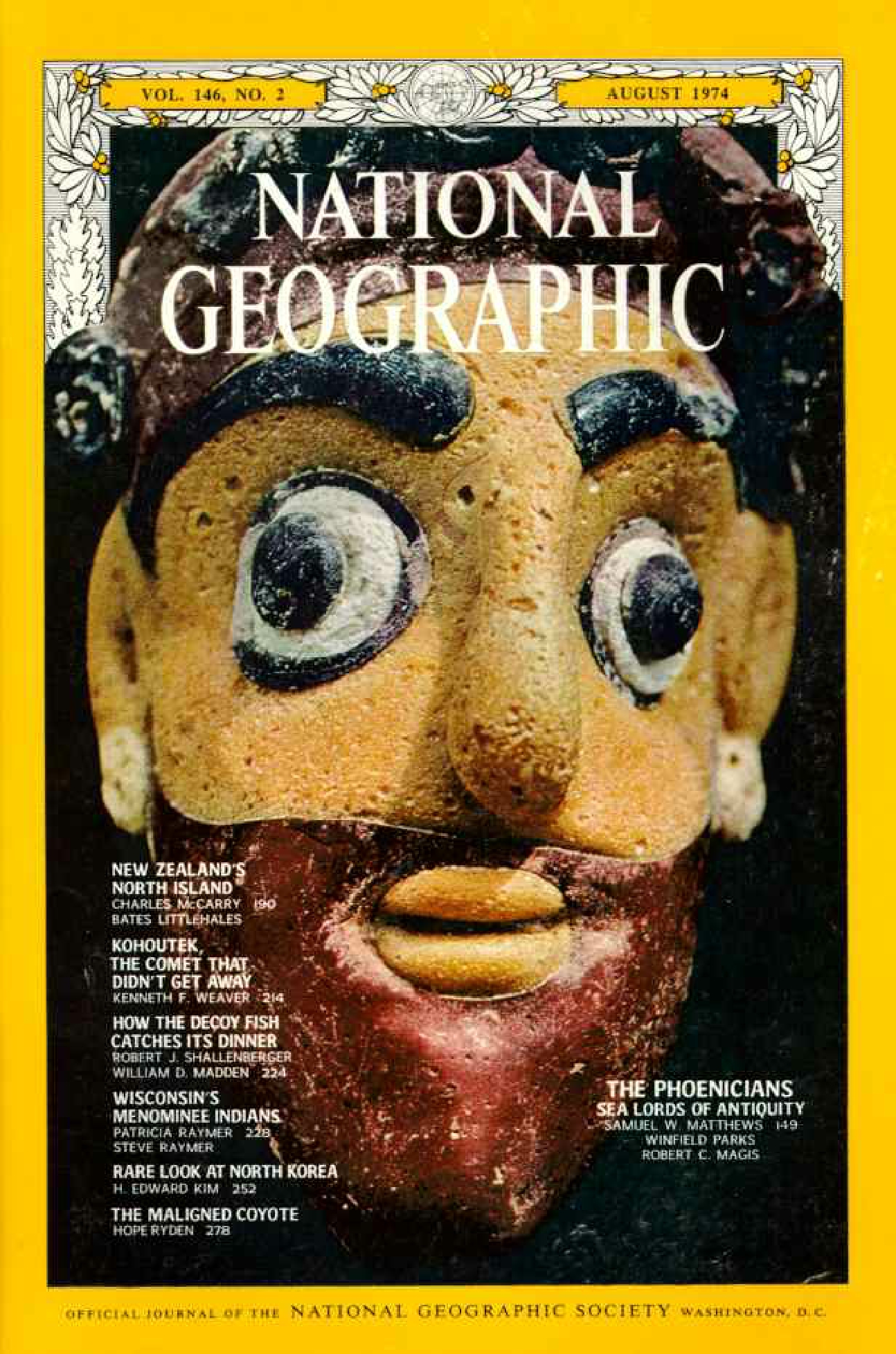 [해외잡지] National Geographic 1974-08 146-2 Aug