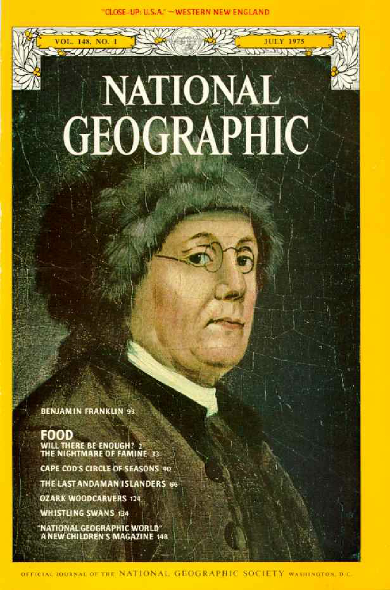 [해외잡지] National Geographic 1975-07 148-1 Jul