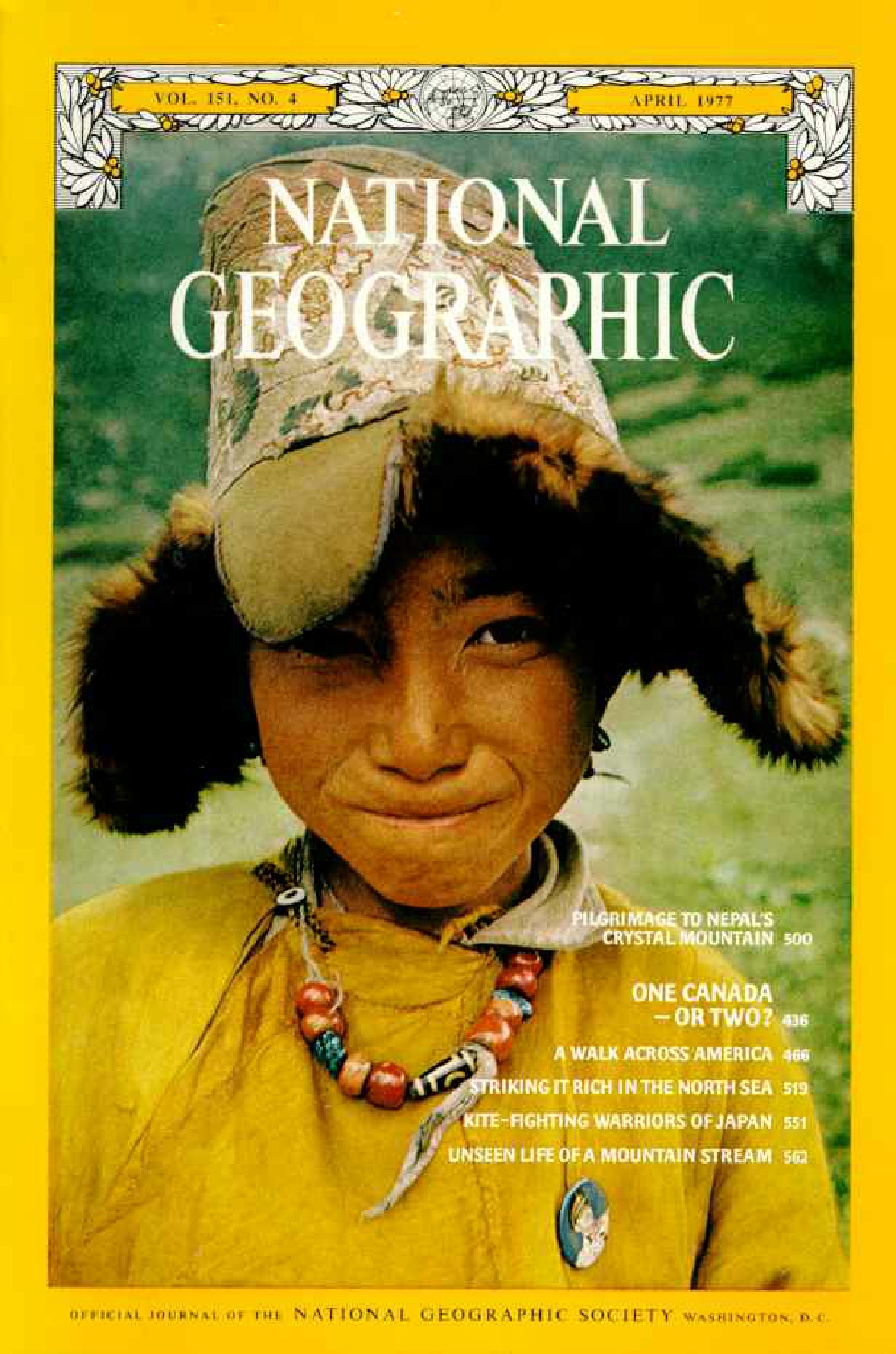 [해외잡지] National Geographic 1977-04 151-4 Apr