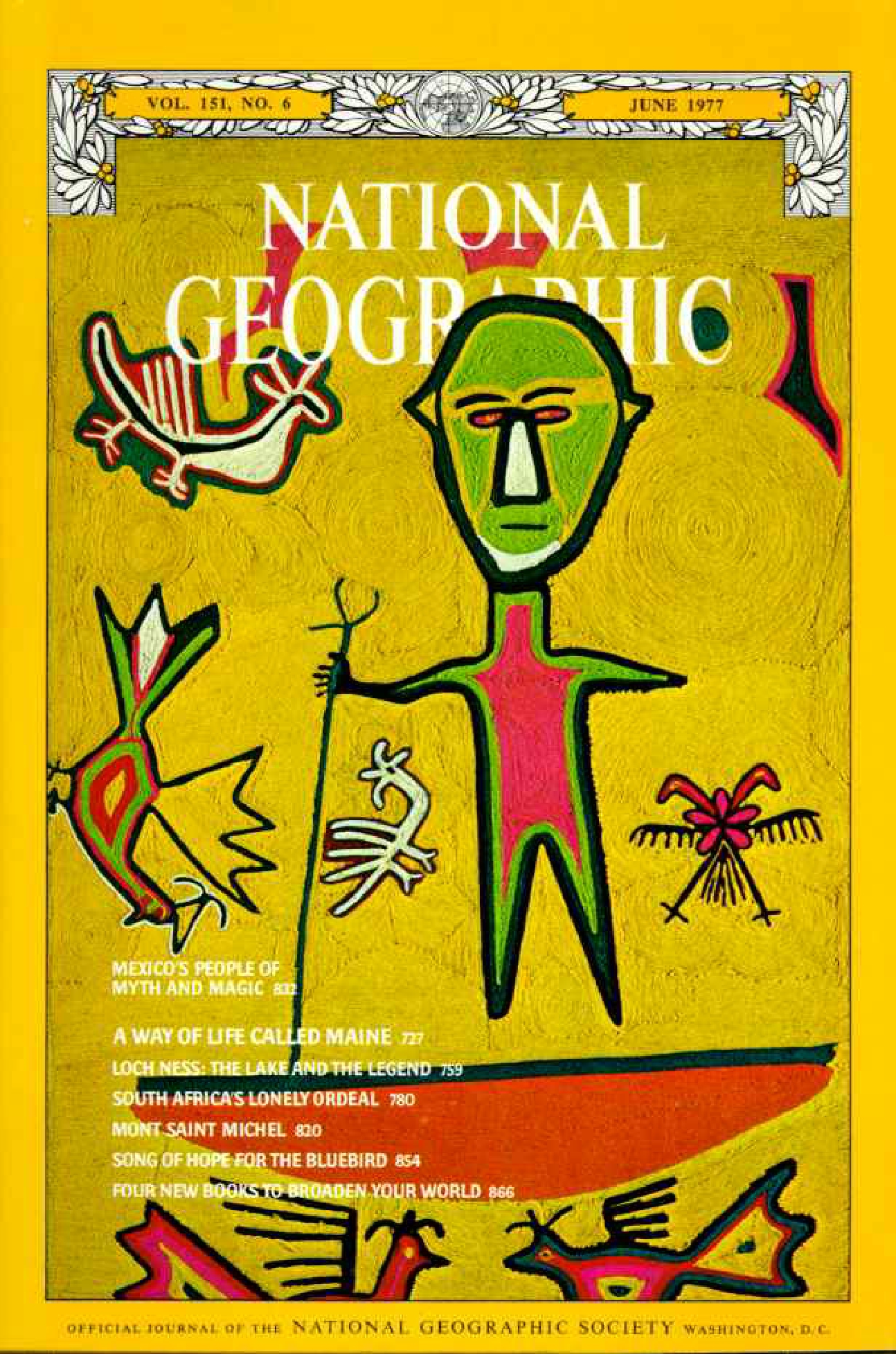 [해외잡지] National Geographic 1977-06 151-6 Jun
