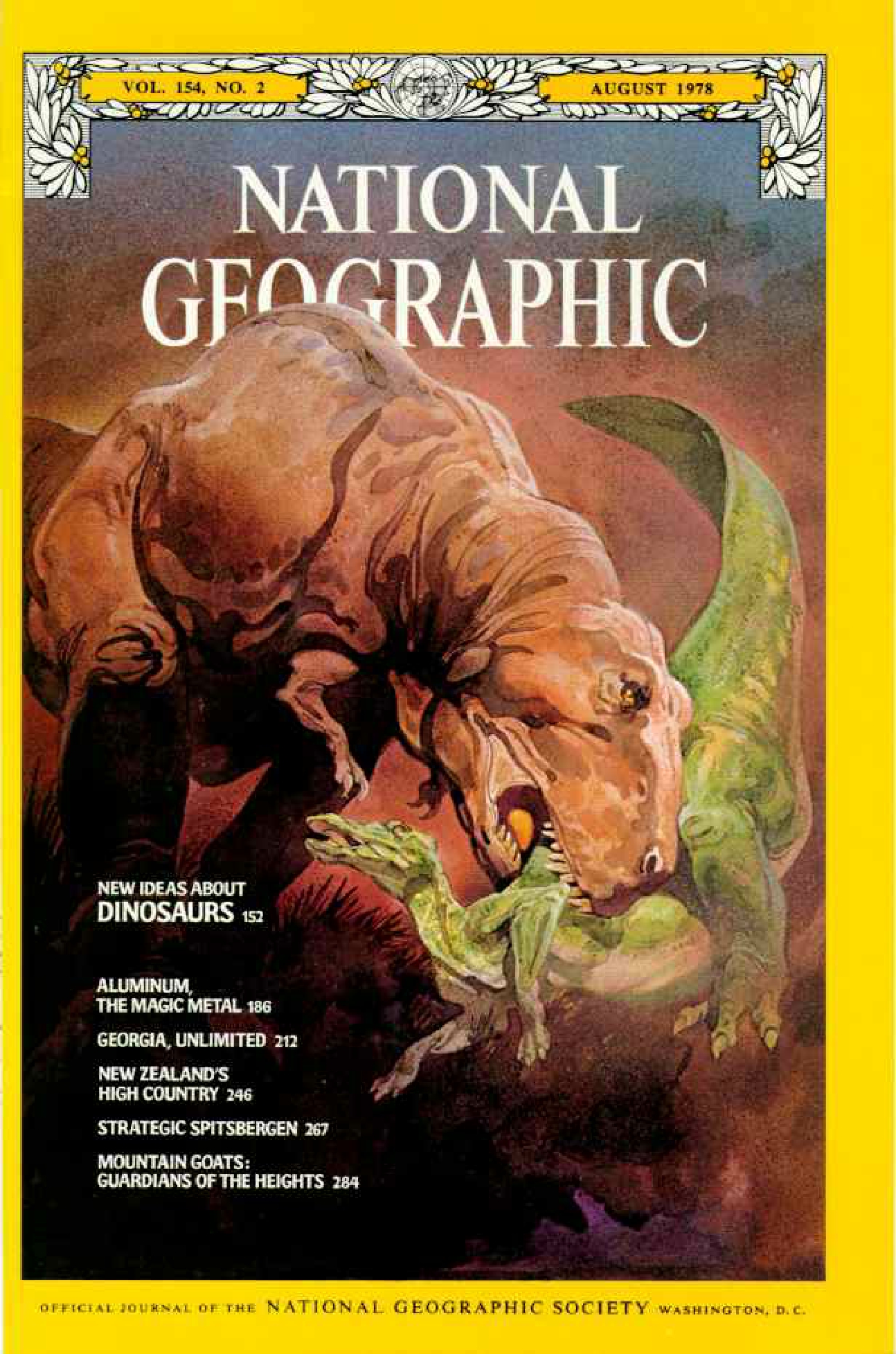 [해외잡지] National Geographic 1978-08 154-2 Aug