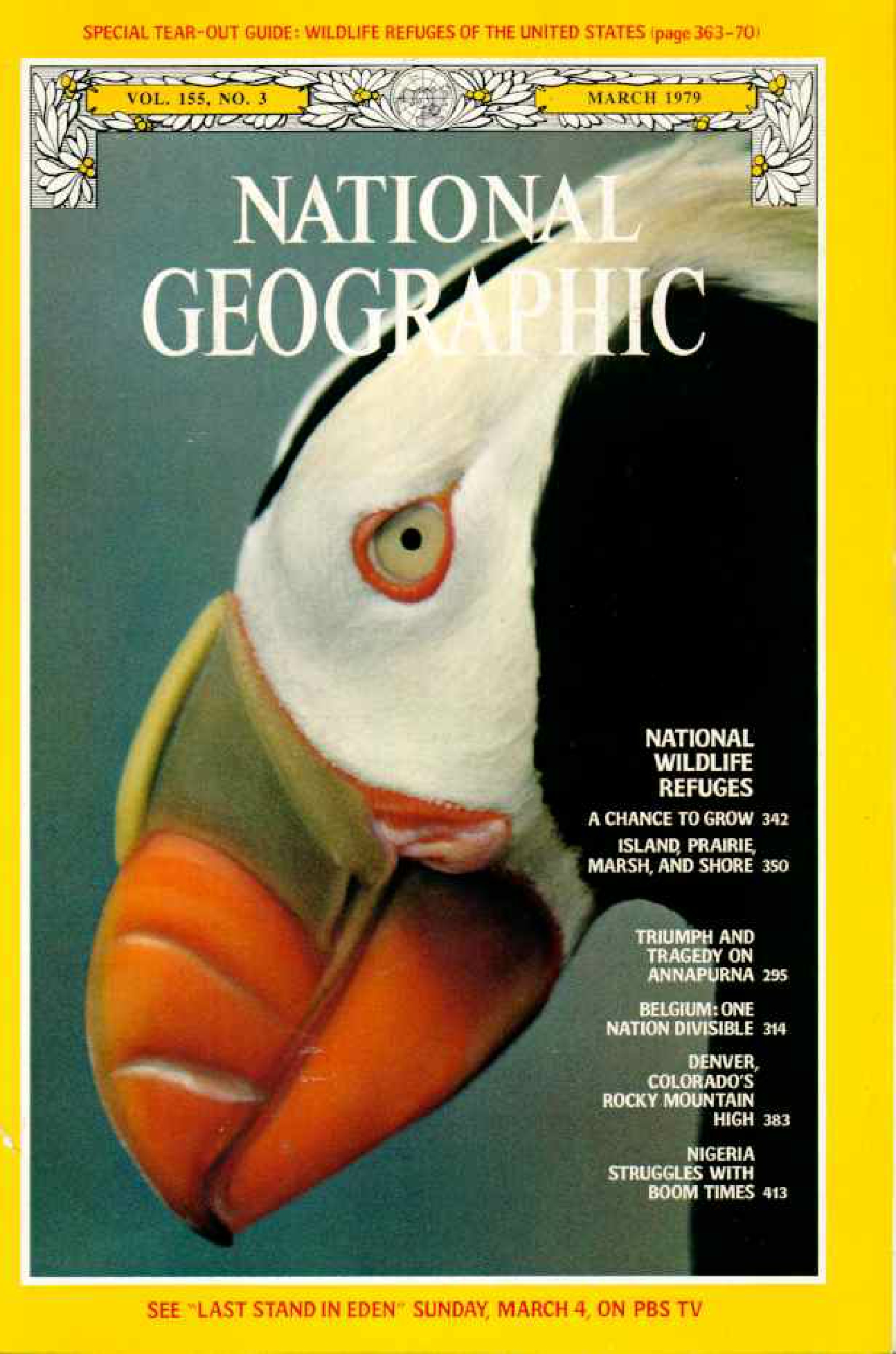 [해외잡지] National Geographic 1979-03 155-3 Mar