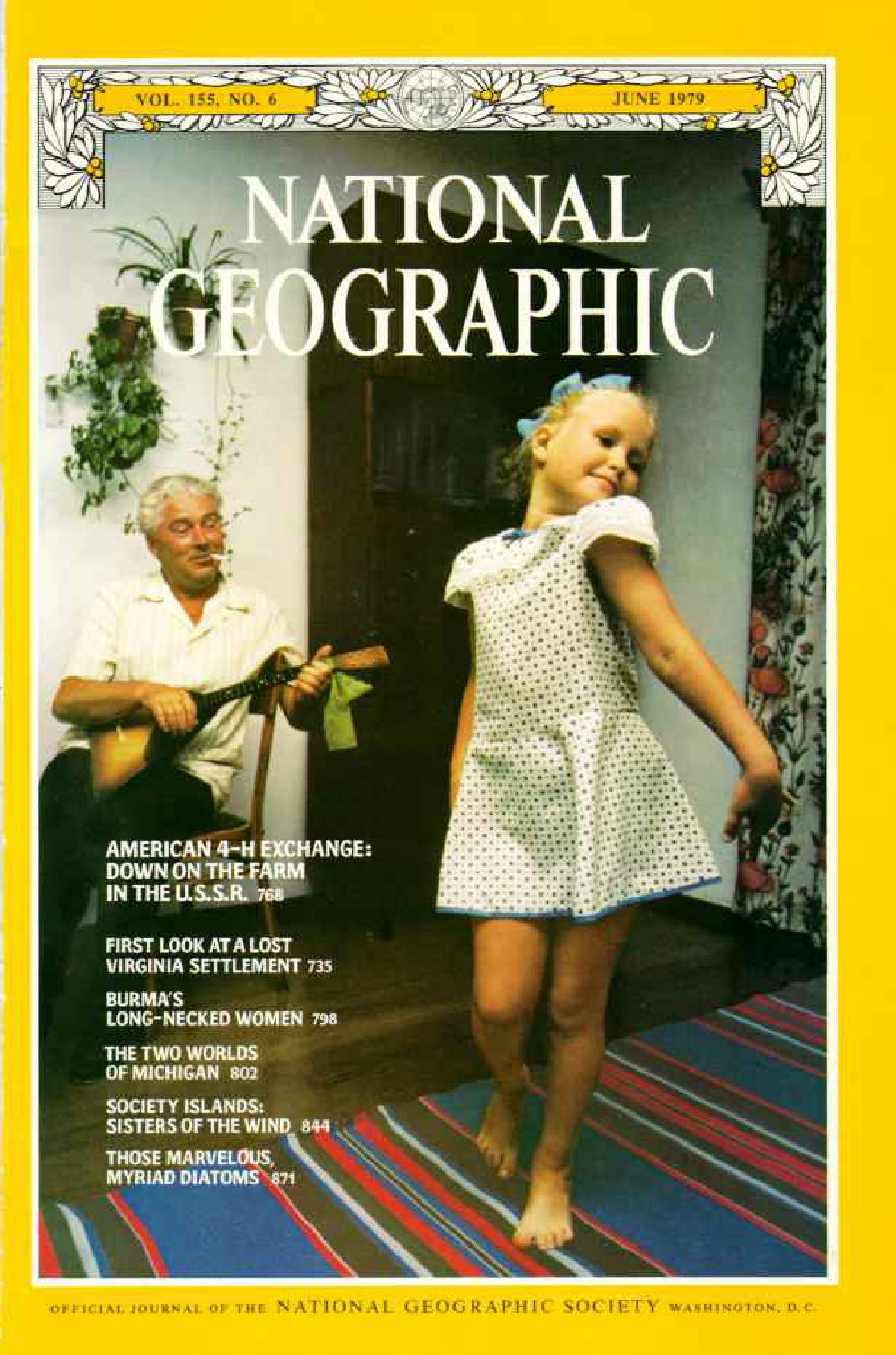 [해외잡지] National Geographic 1979-06 155-6 Jun