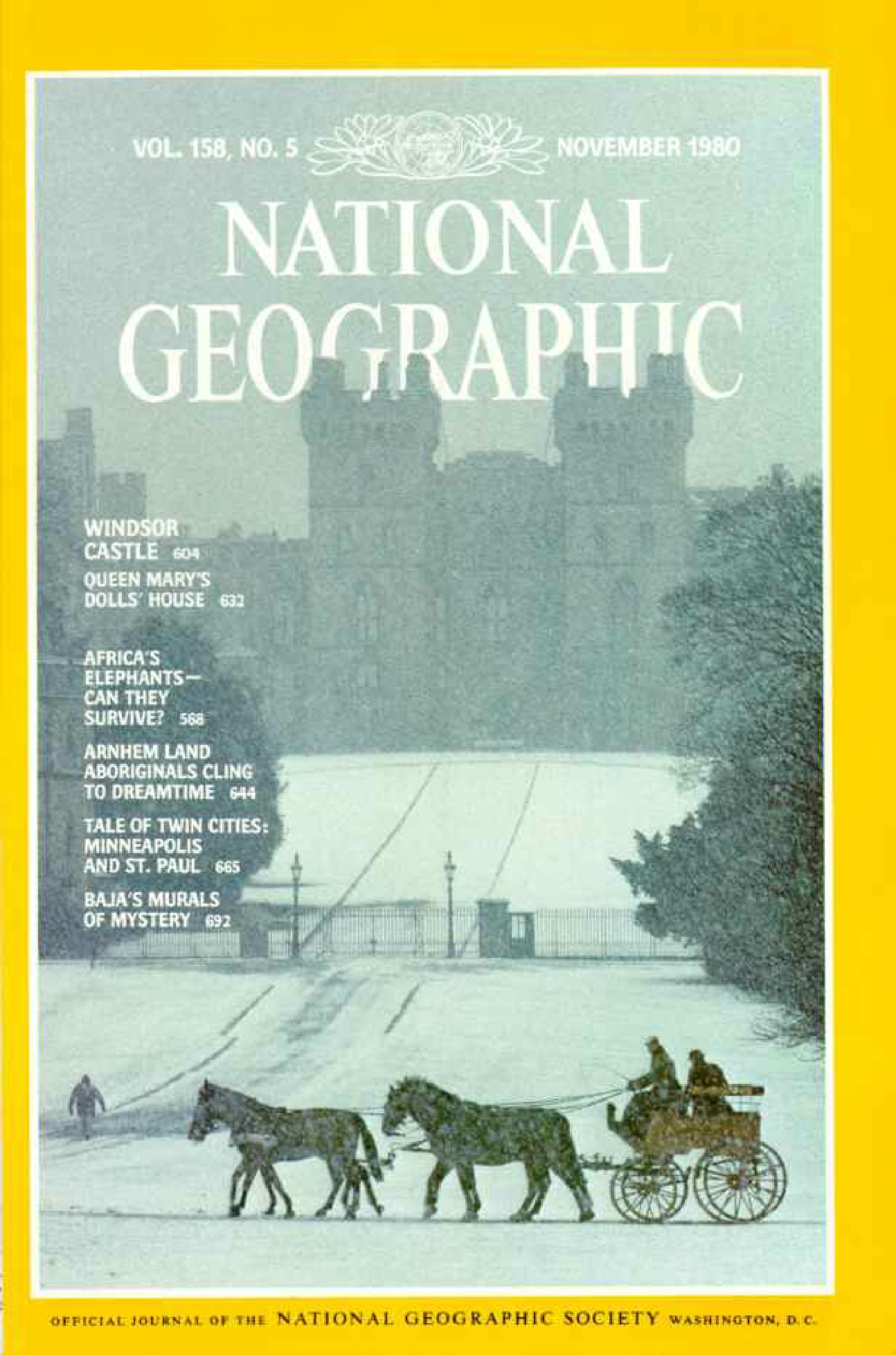 [해외잡지] National Geographic 1980-11 158-5 Nov