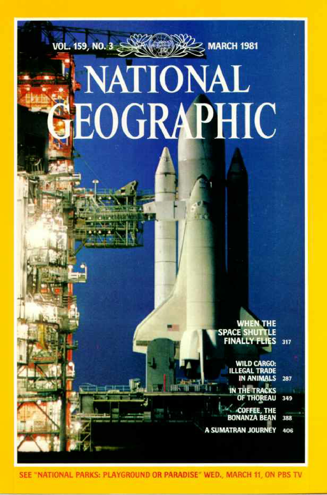 [해외잡지] National Geographic 1981-03 159-3 Mar