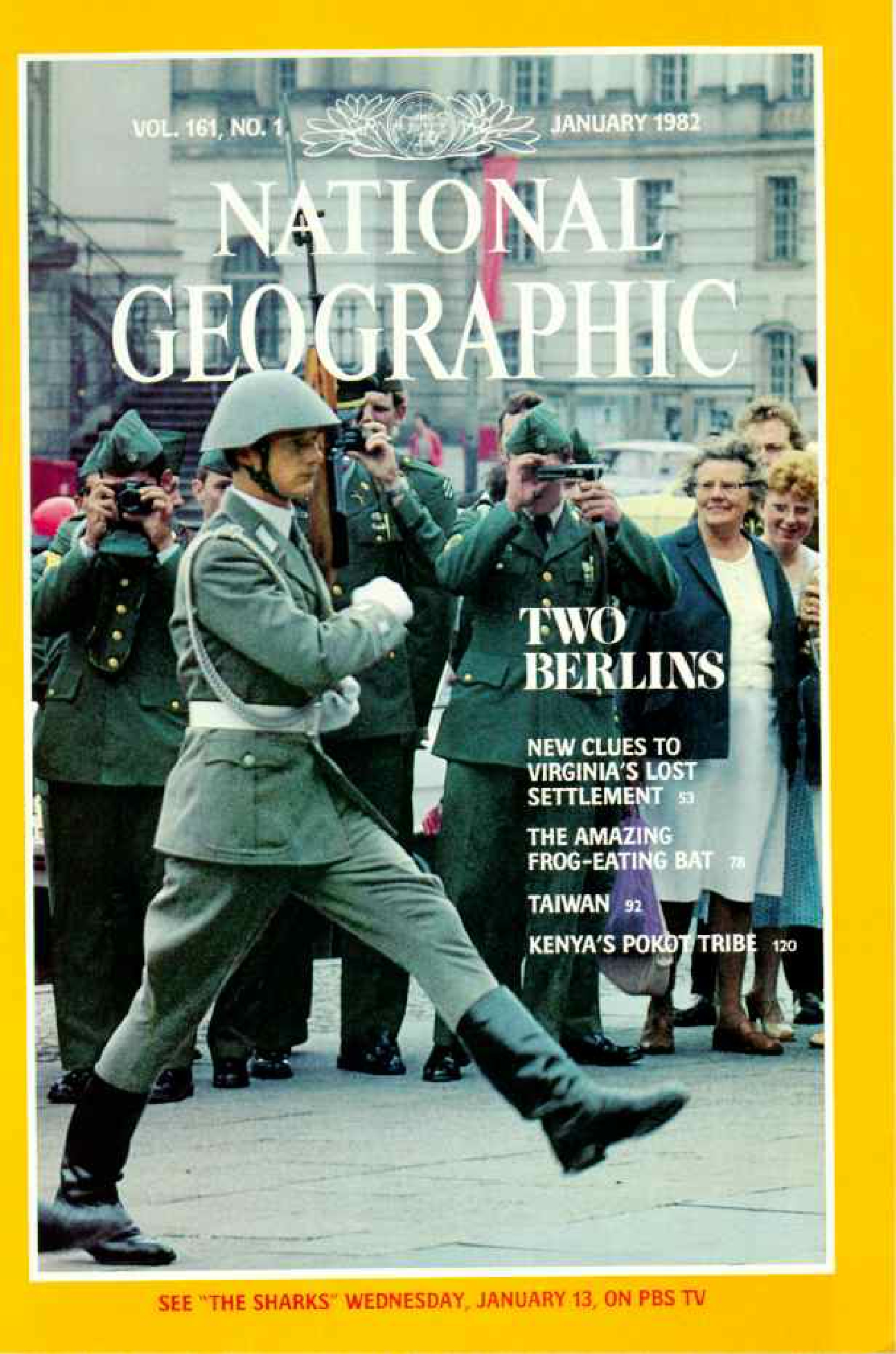 [해외잡지] National Geographic 1982-01 161-1 Jan