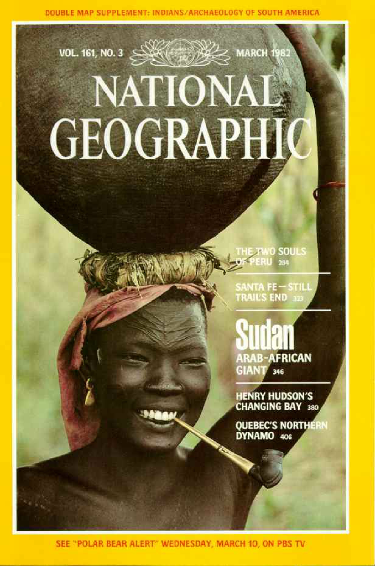 [해외잡지] National Geographic 1982-03 161-3 Mar