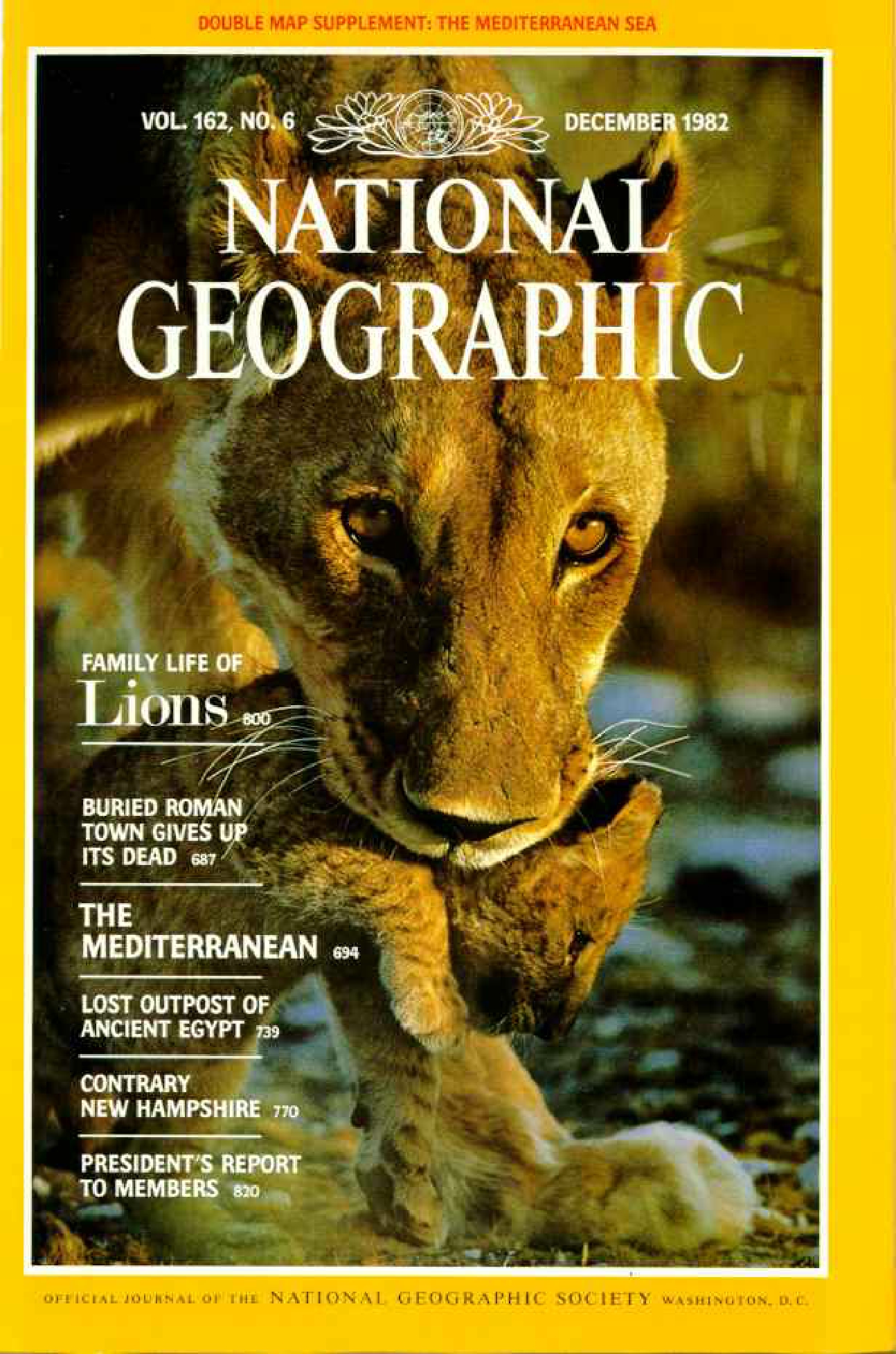 [해외잡지] National Geographic 1982-12 162-6 Dec