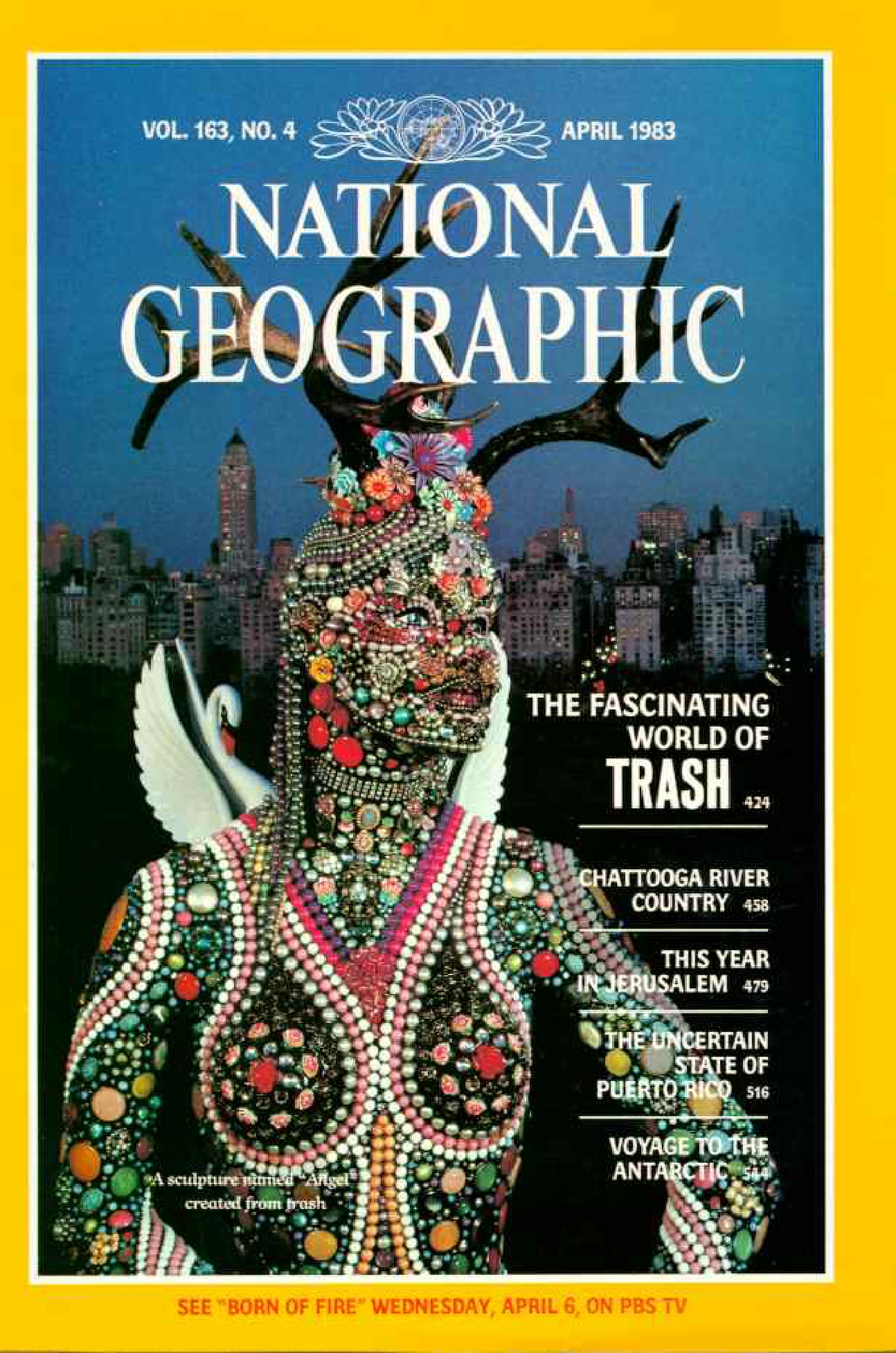 [해외잡지] National Geographic 1983-04 163-4 Apr