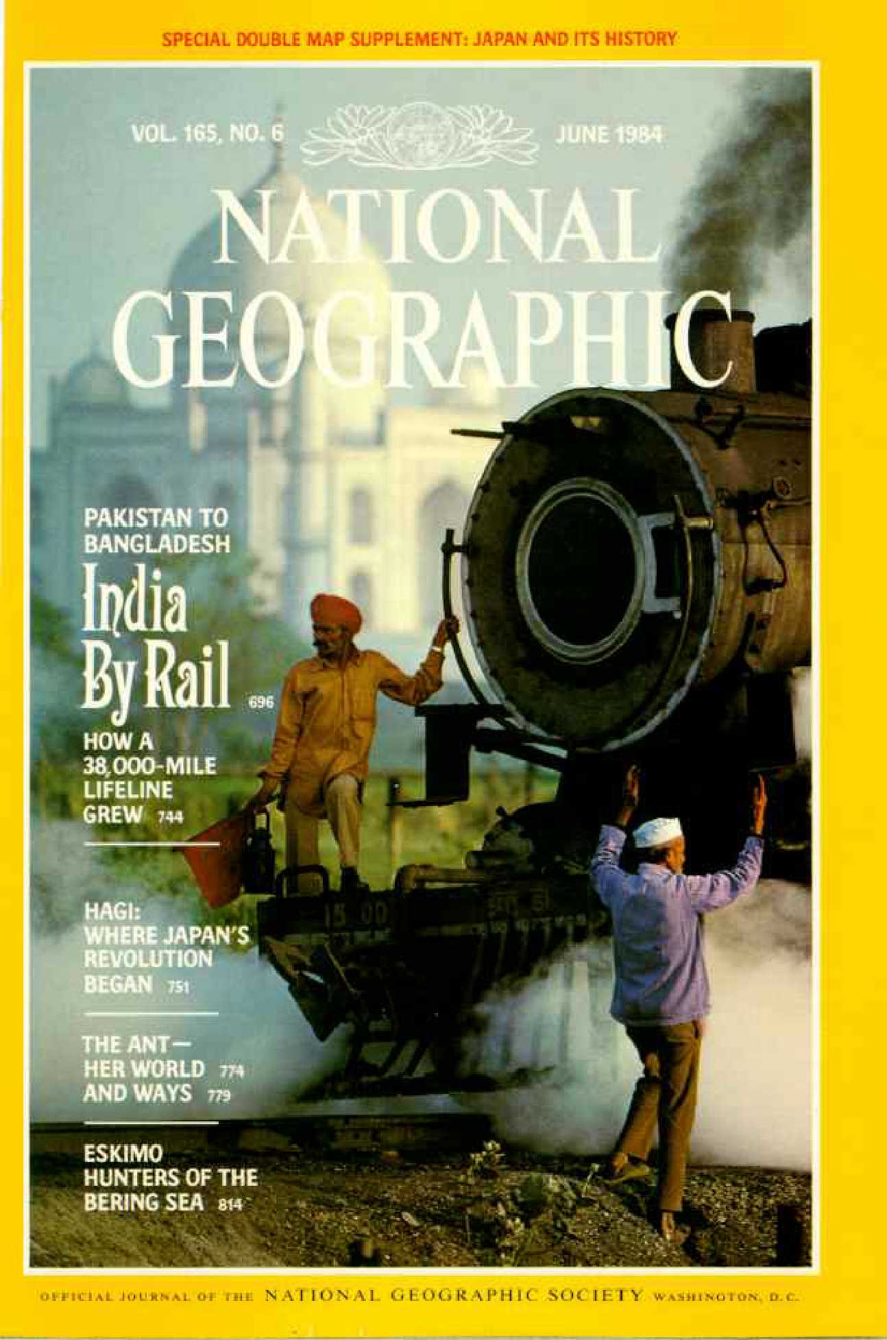 [해외잡지] National Geographic 1984-06 165-6 Jun