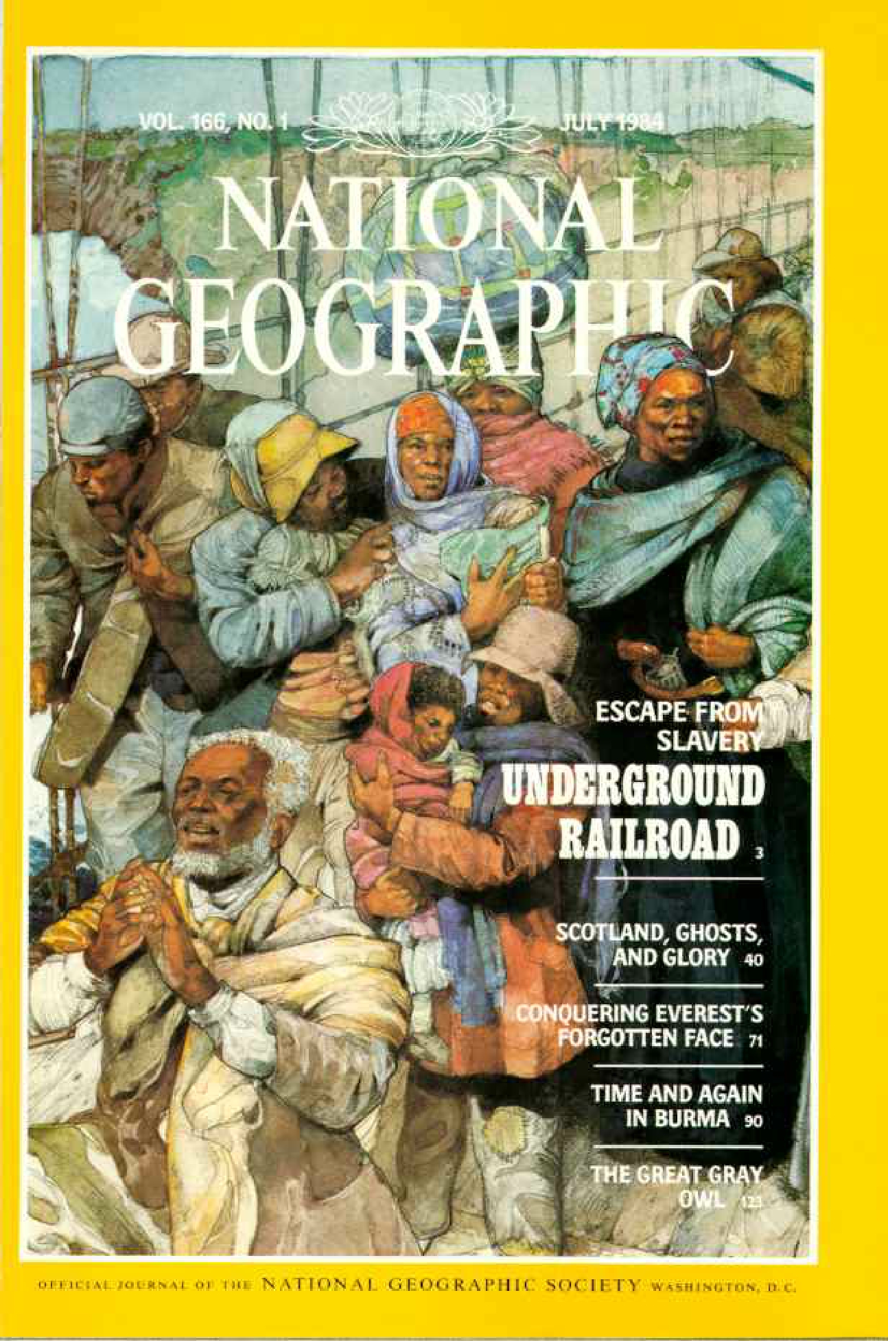 [해외잡지] National Geographic 1984-07 166-1 Jul