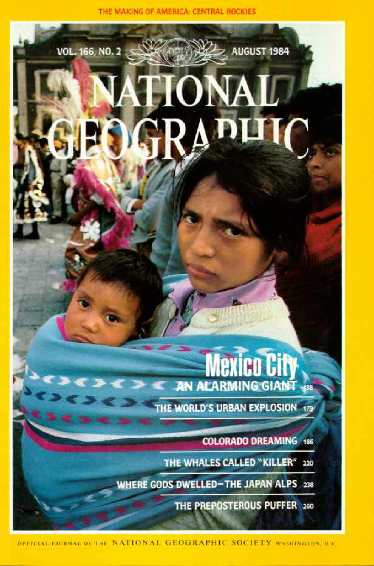 [해외잡지] National Geographic 1984-08 166-2 Aug