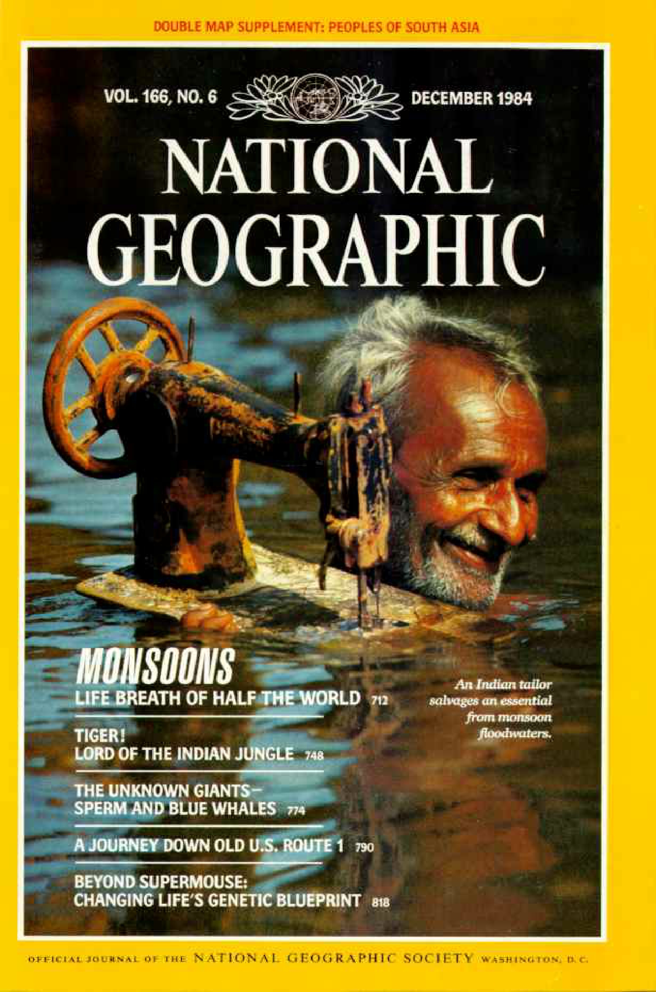 [해외잡지] National Geographic 1984-12 166-6 Dec