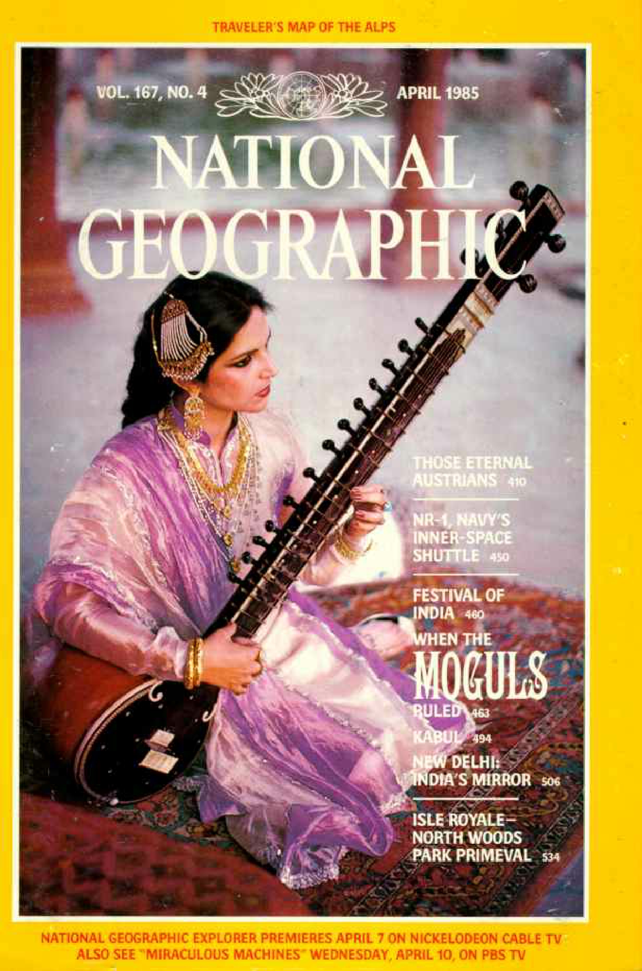 [해외잡지] National Geographic 1985-04 167-4 Apr
