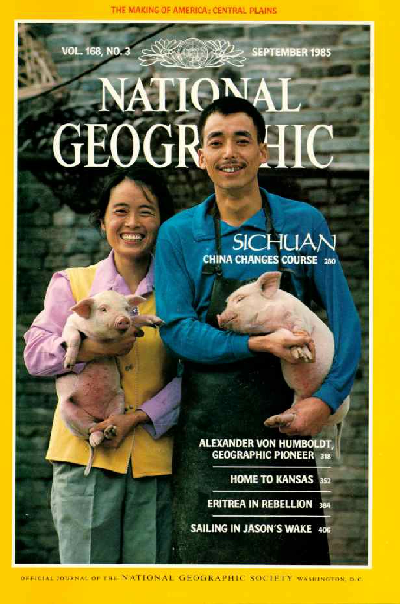 [해외잡지] National Geographic 1985-09 168-3 Sep