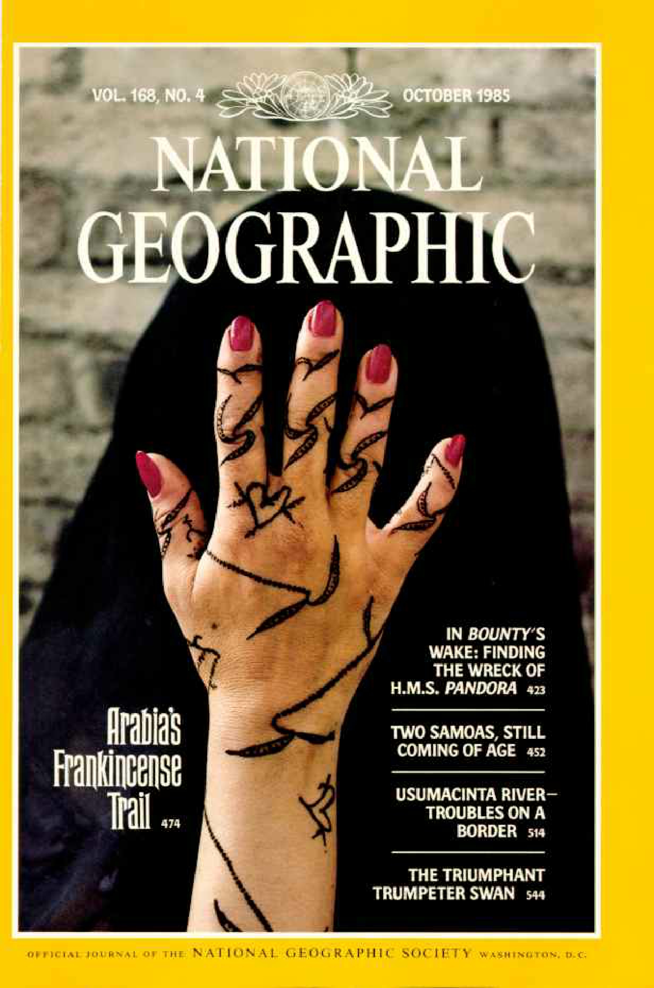 [해외잡지] National Geographic 1985-10 168-4 Oct