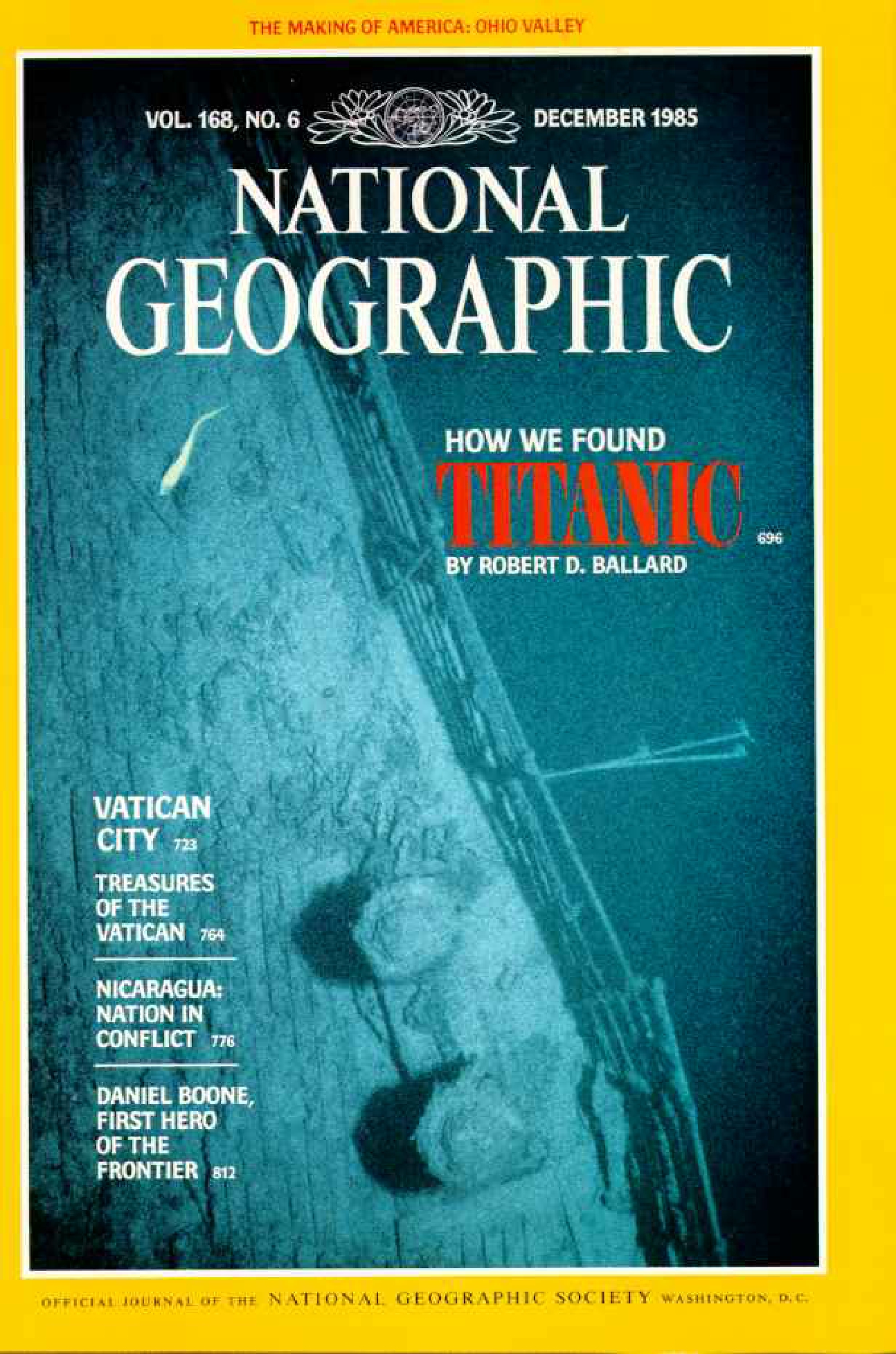 [해외잡지] National Geographic 1985-12 168-6 Dec