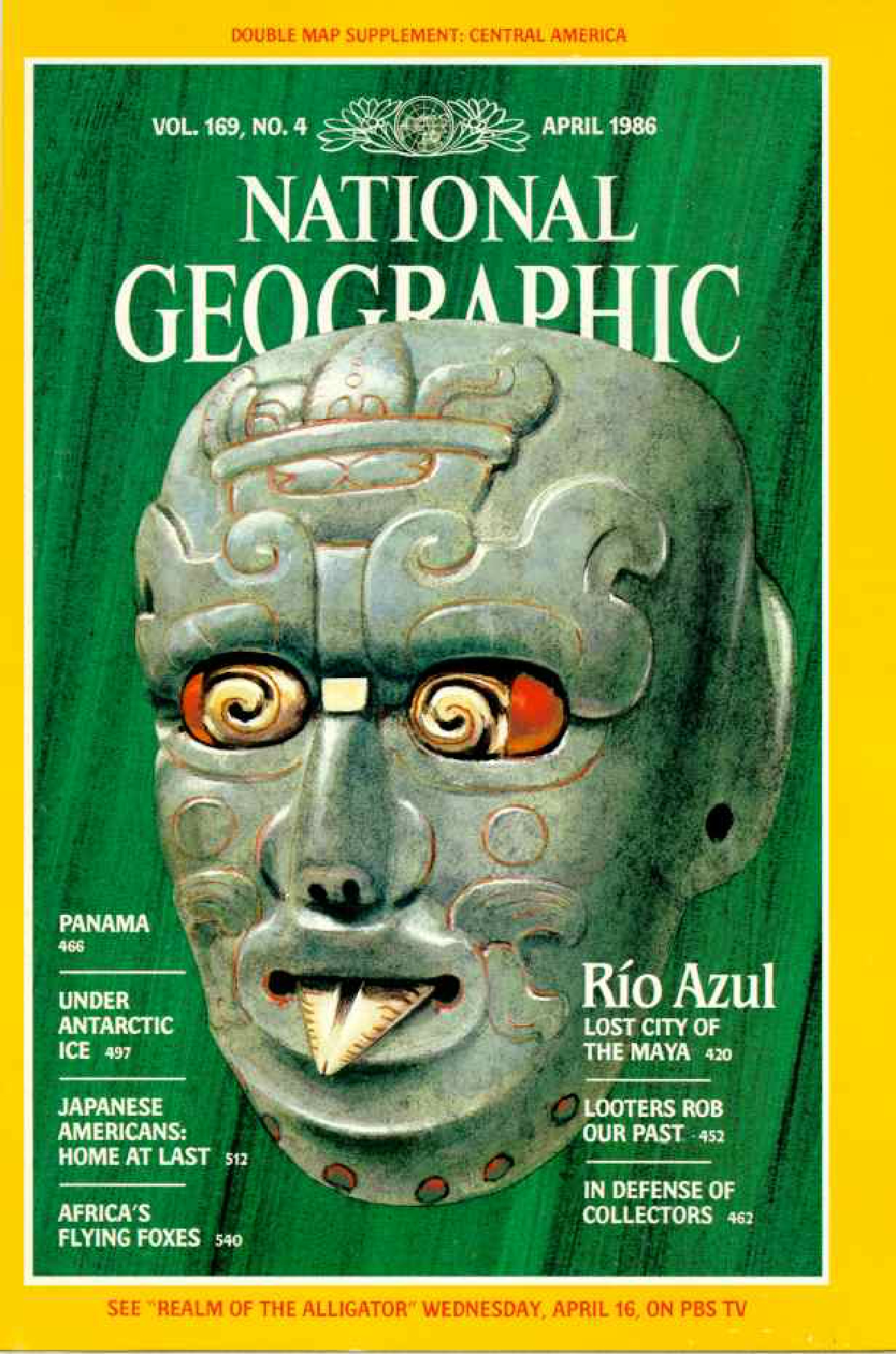 [해외잡지] National Geographic 1986-04 169-4 Apr