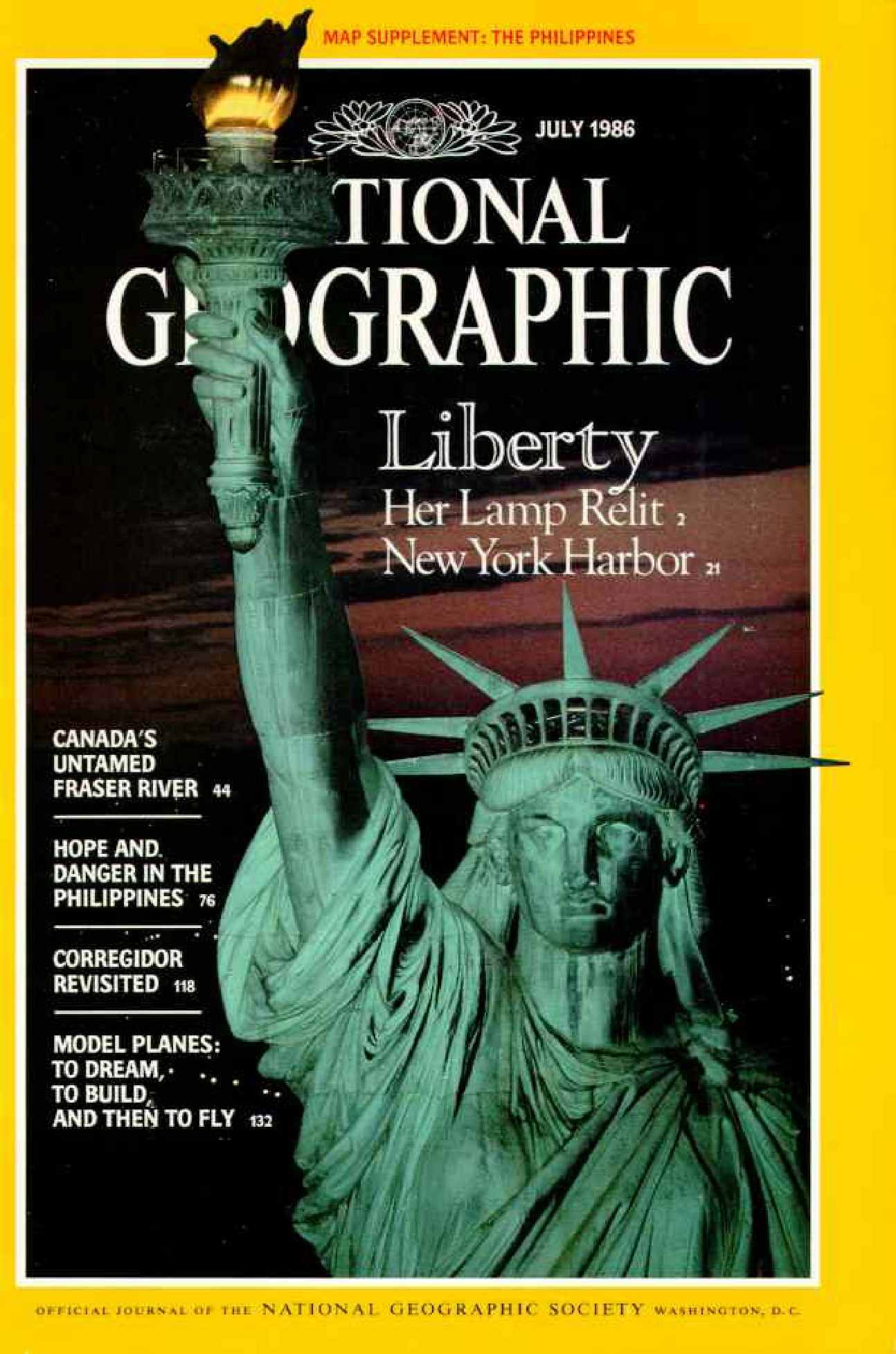 [해외잡지] National Geographic 1986-07 170-1 Jul