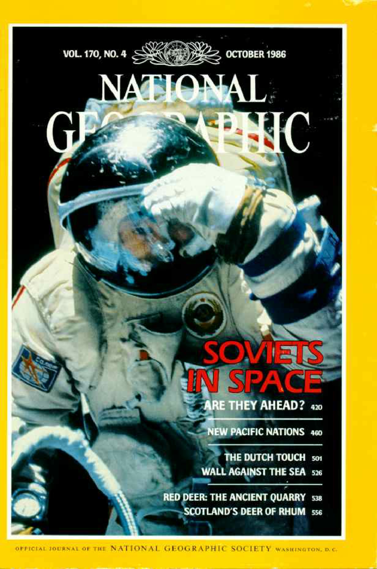 [해외잡지] National Geographic 1986-10 170-4 Oct