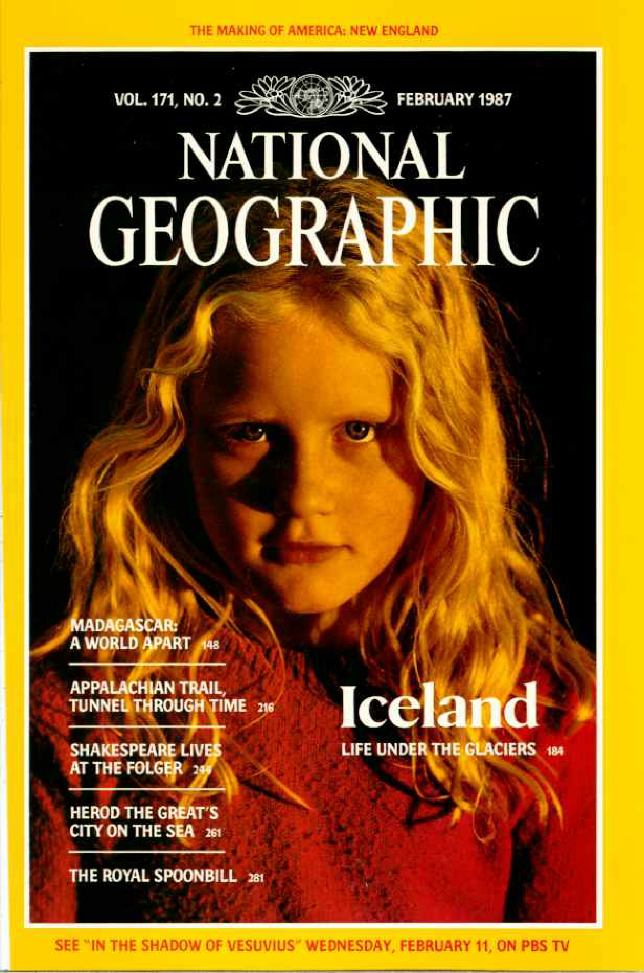 [해외잡지] National Geographic 1987-02 171-2 Feb