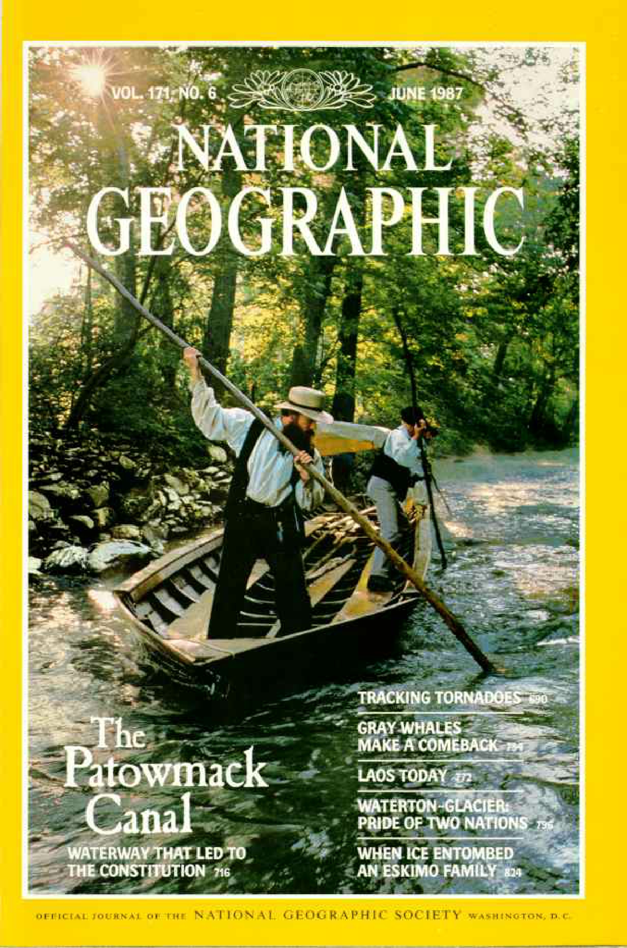 [해외잡지] National Geographic 1987-06 171-6 Jun