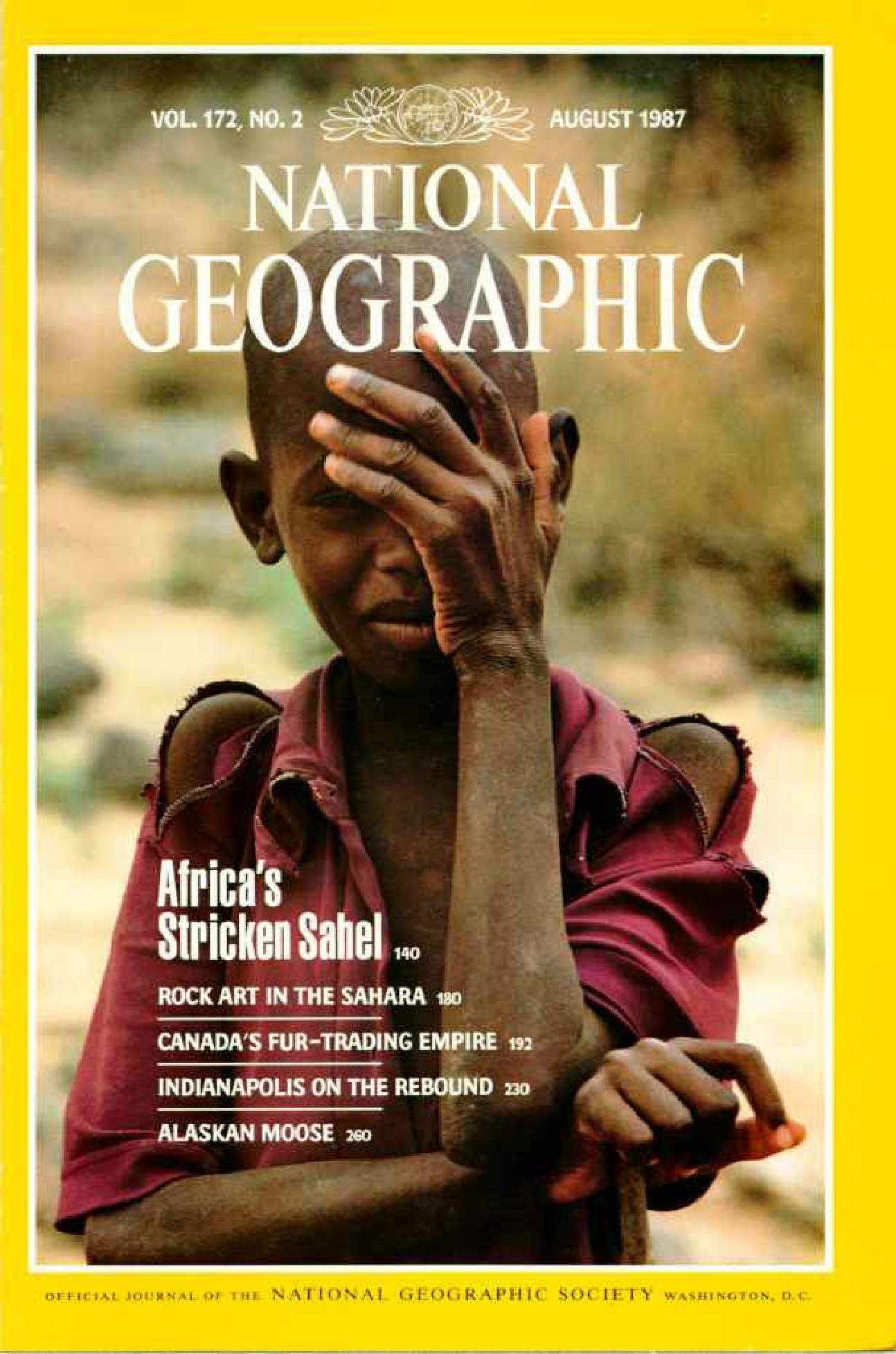 [해외잡지] National Geographic 1987-08 172-2 Aug