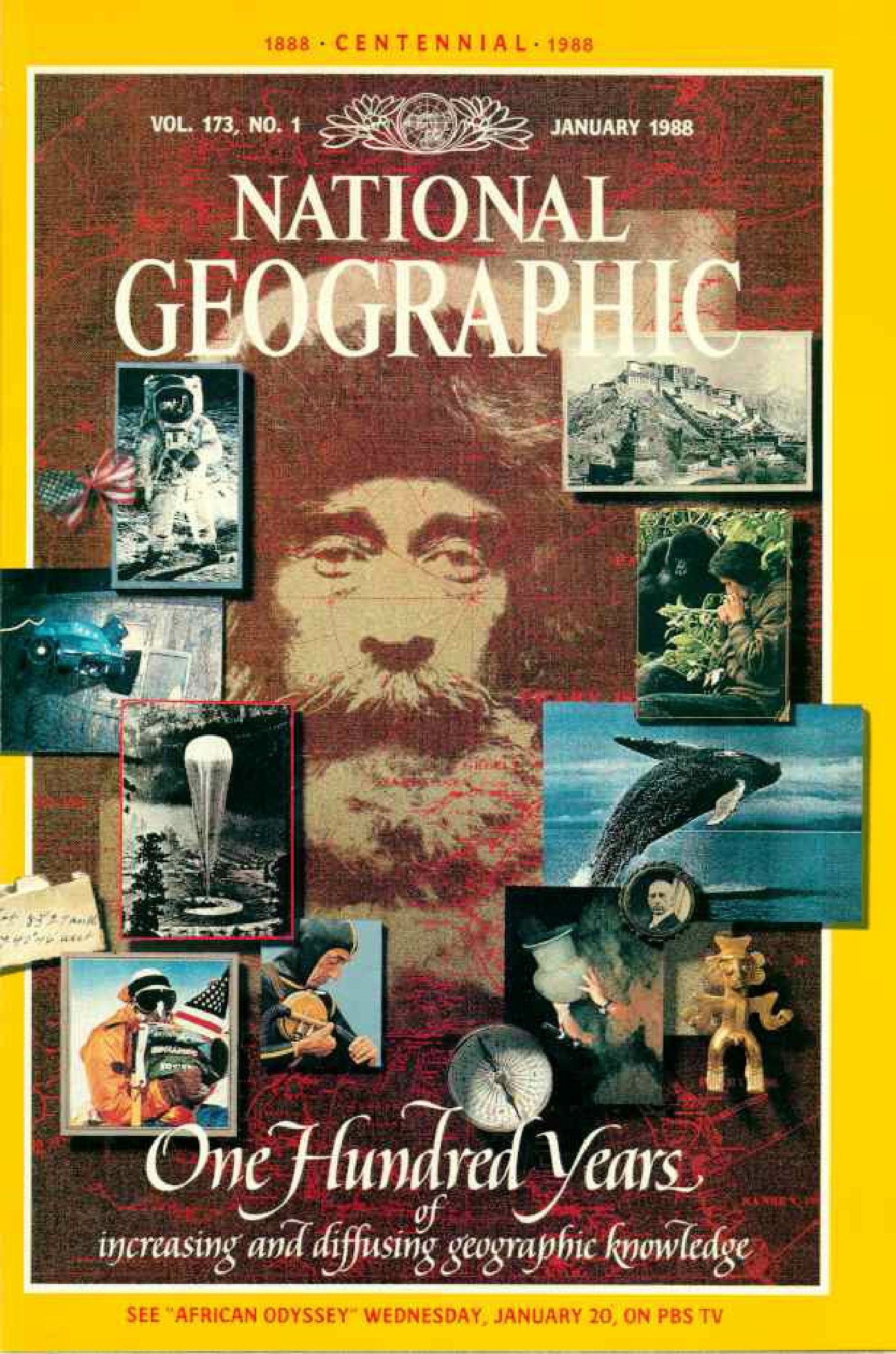 [해외잡지] National Geographic 1988-01 173-1 Jan