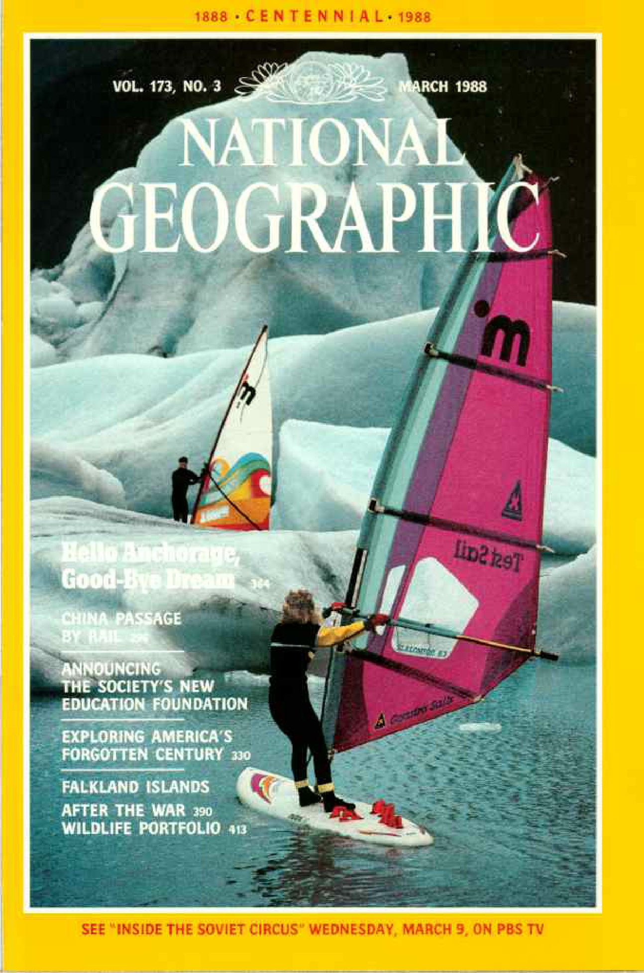 [해외잡지] National Geographic 1988-03 173-3 Mar