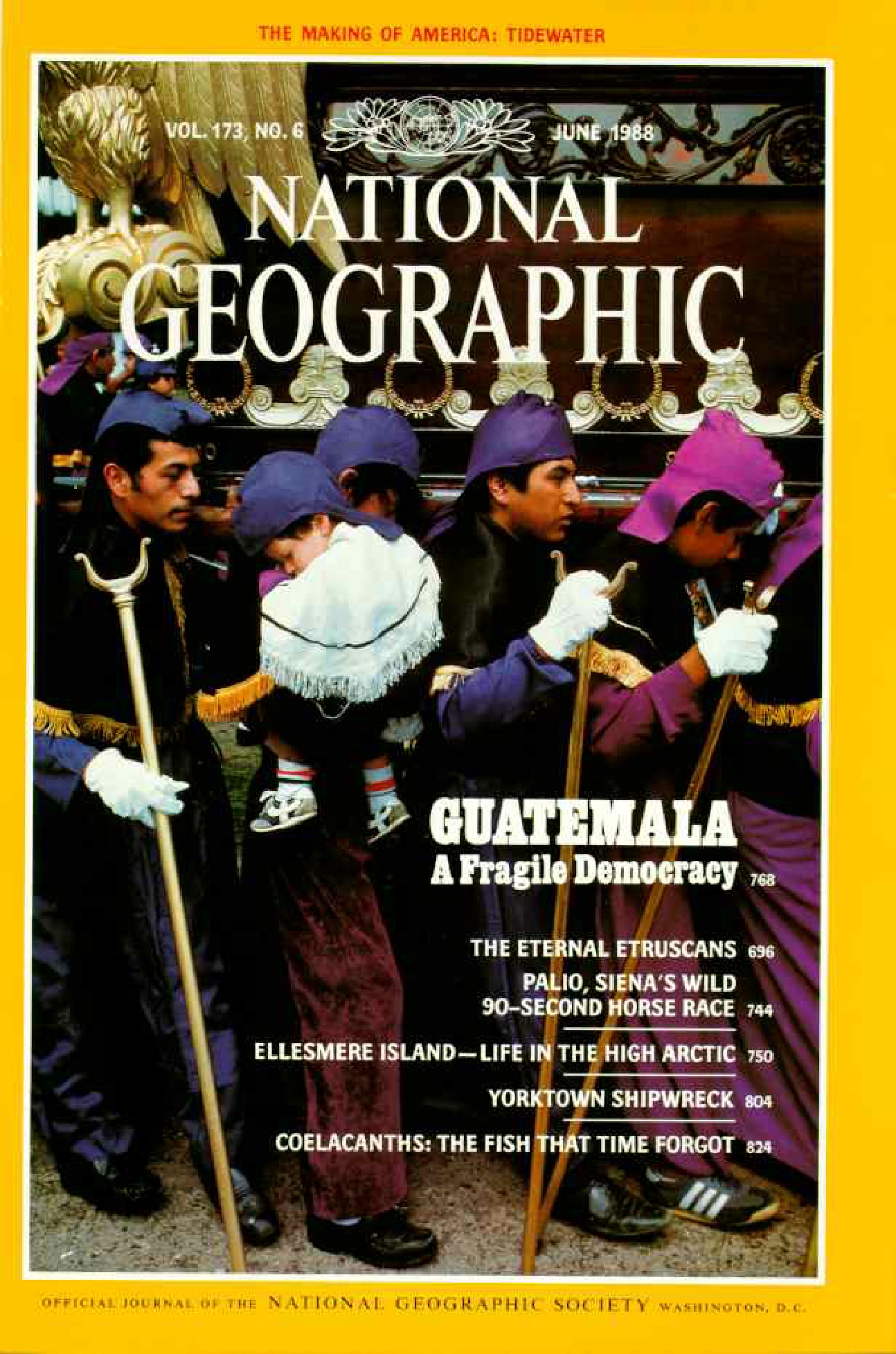 [해외잡지] National Geographic 1988-06 173-6 Jun