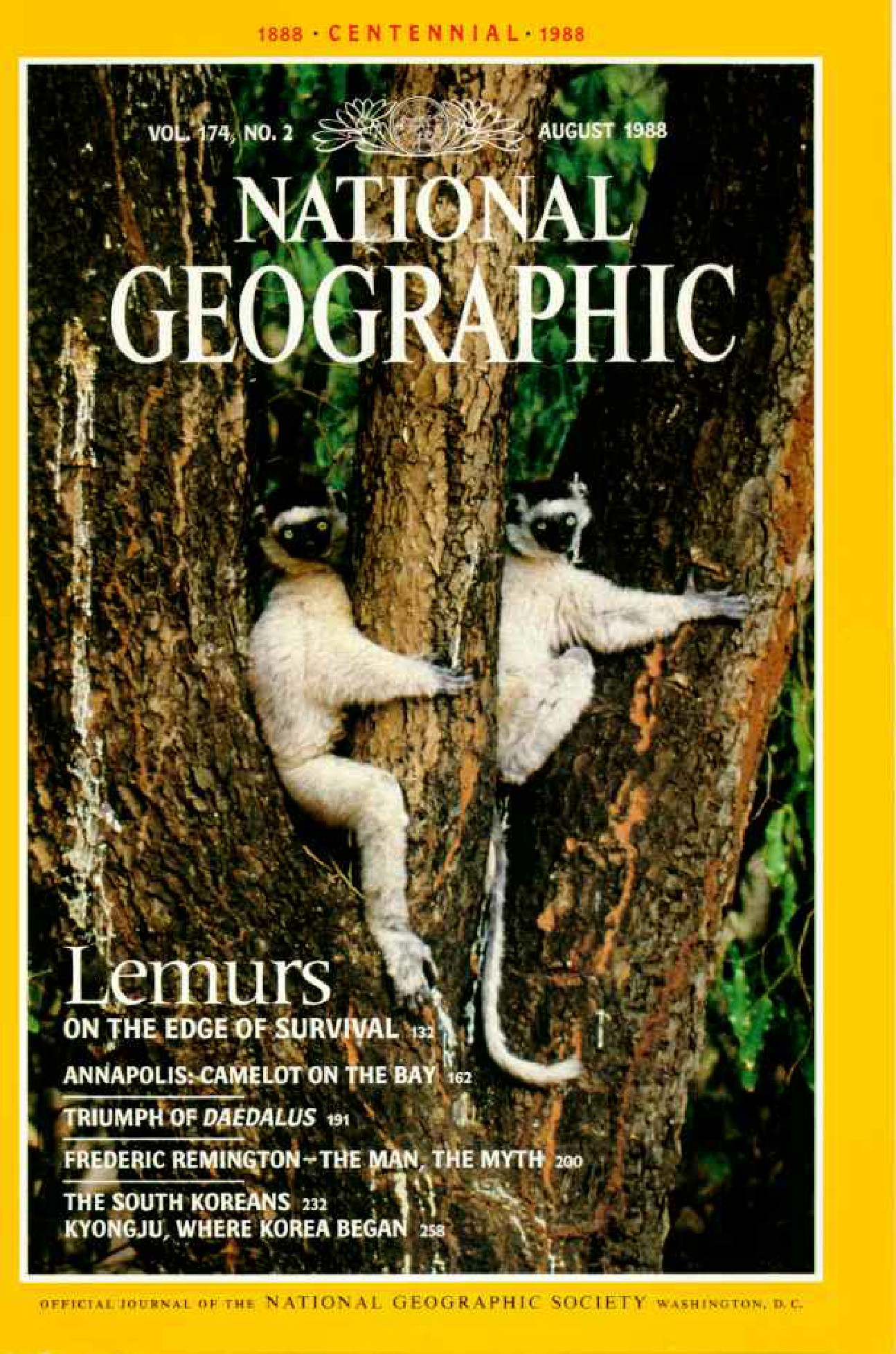 [해외잡지] National Geographic 1988-08 174-2 Aug