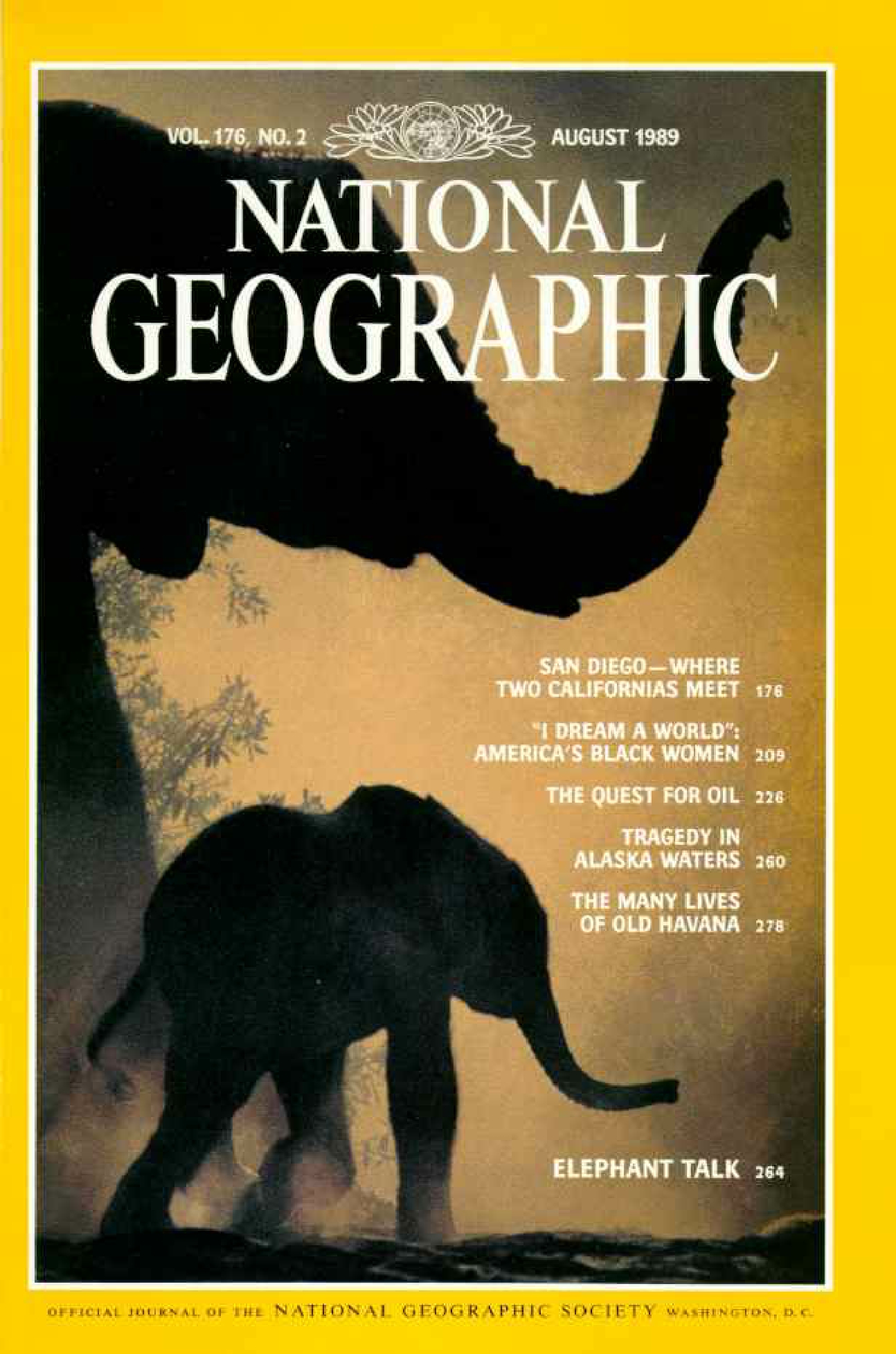 [해외잡지] National Geographic 1989-08 176-2 Aug