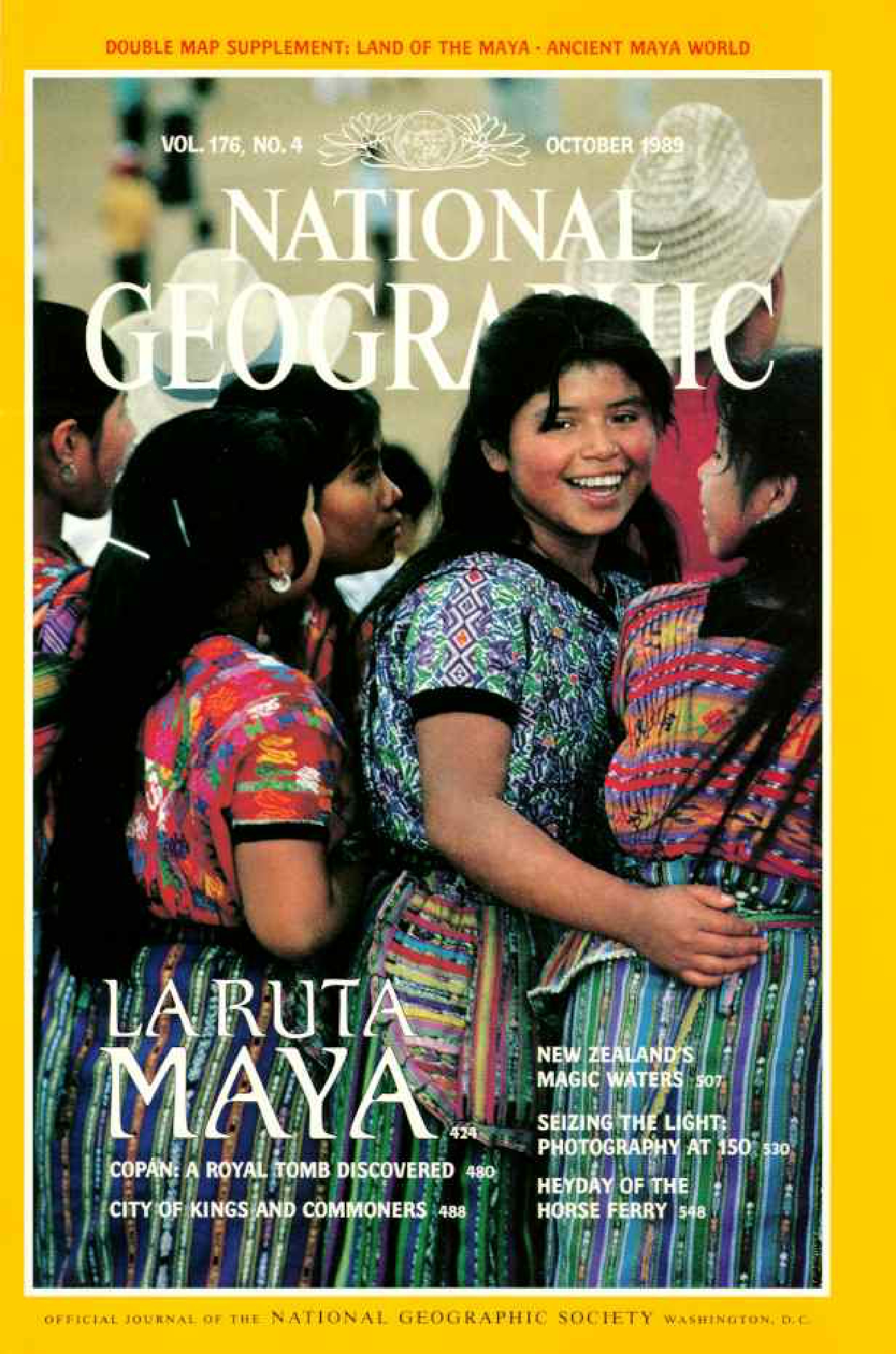 [해외잡지] National Geographic 1989-10 176-4 Oct