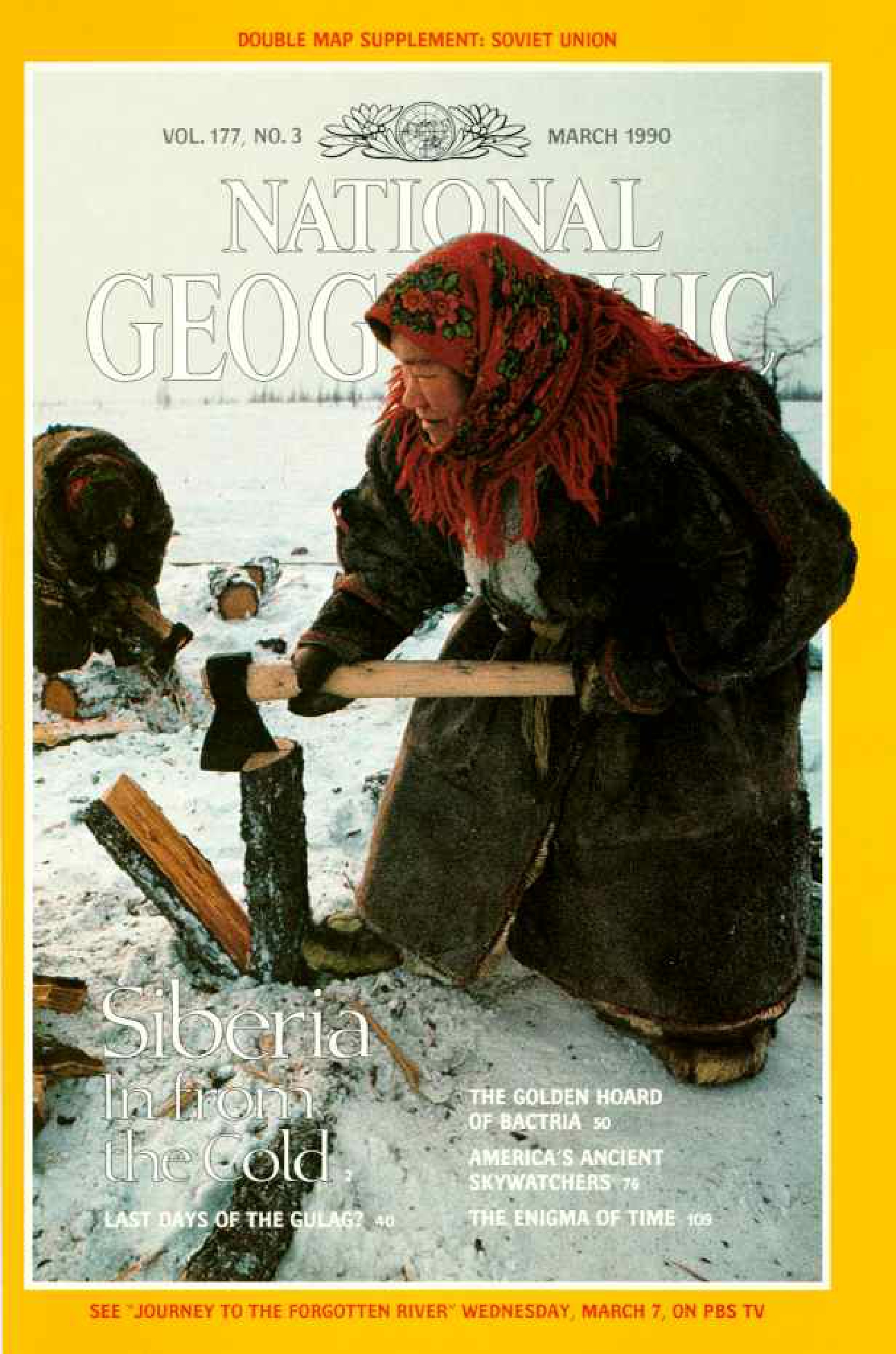 [해외잡지] National Geographic 1990-03 177-3 Mar