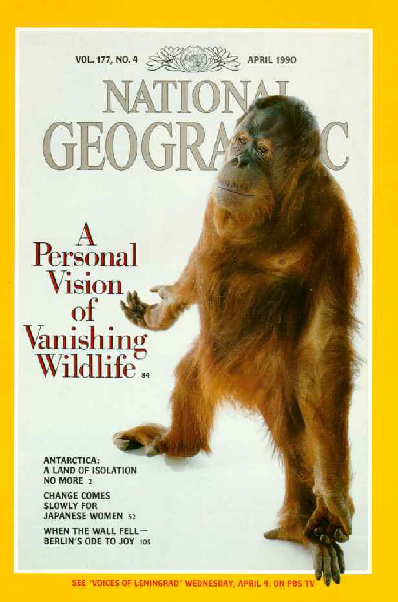 [해외잡지] National Geographic 1990-04 177-4 Apr