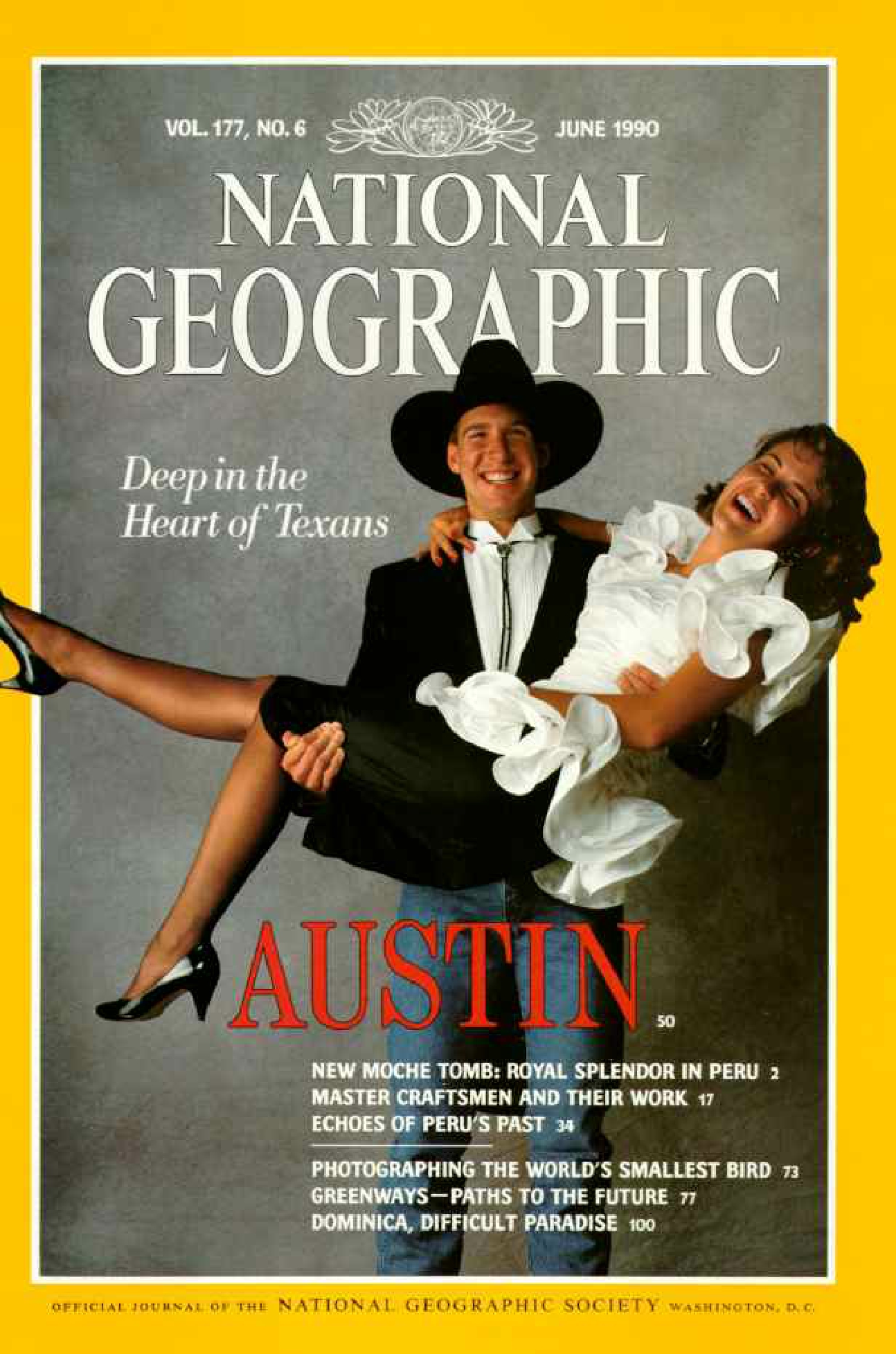 [해외잡지] National Geographic 1990-06 177-6 Jun
