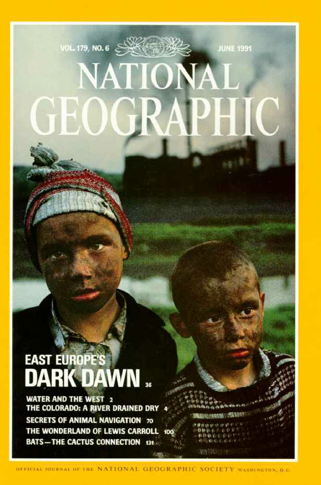 [해외잡지] National Geographic 1991-06 179-6 Jun