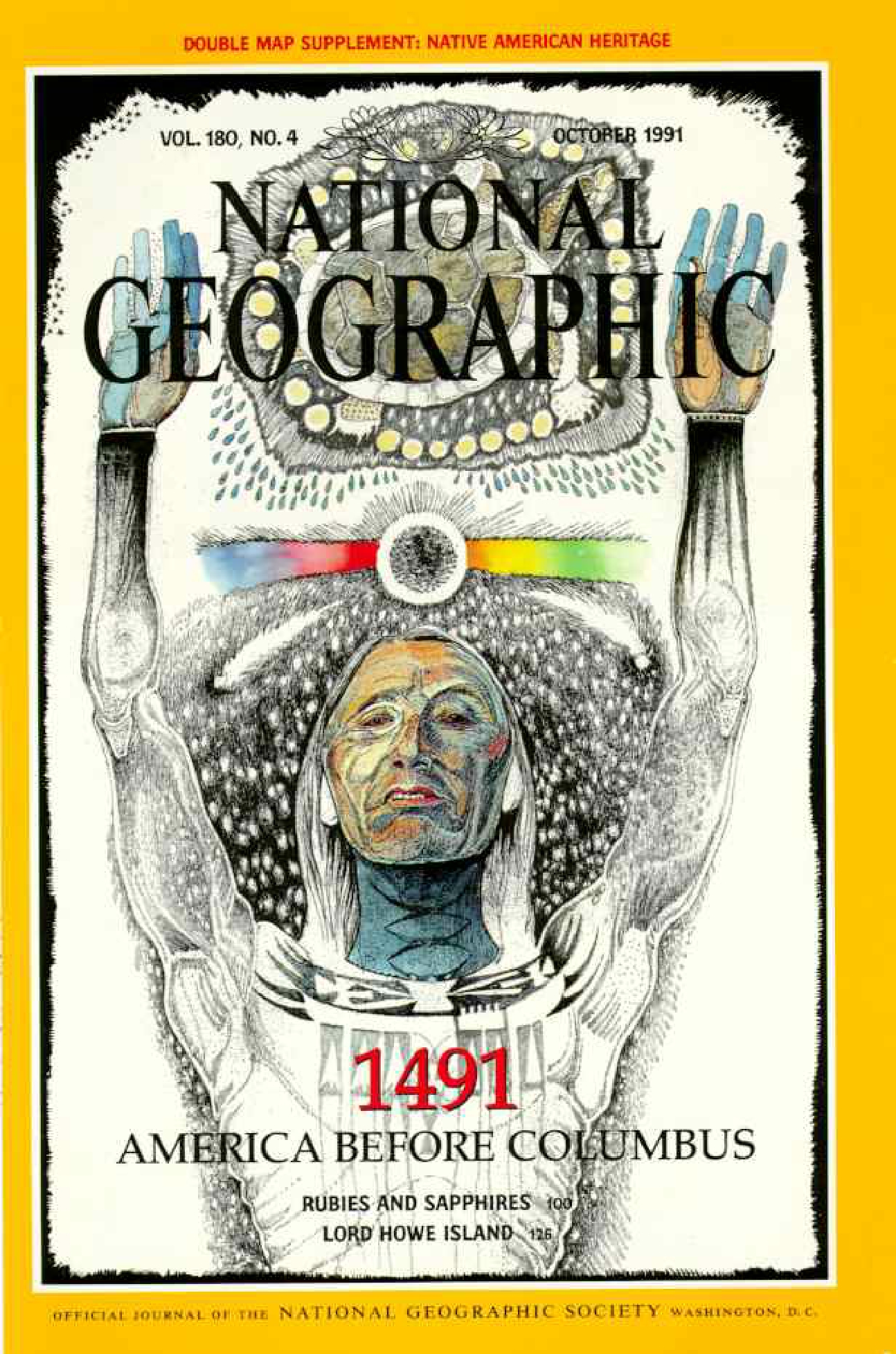 [해외잡지] National Geographic 1991-10 180-4 Oct