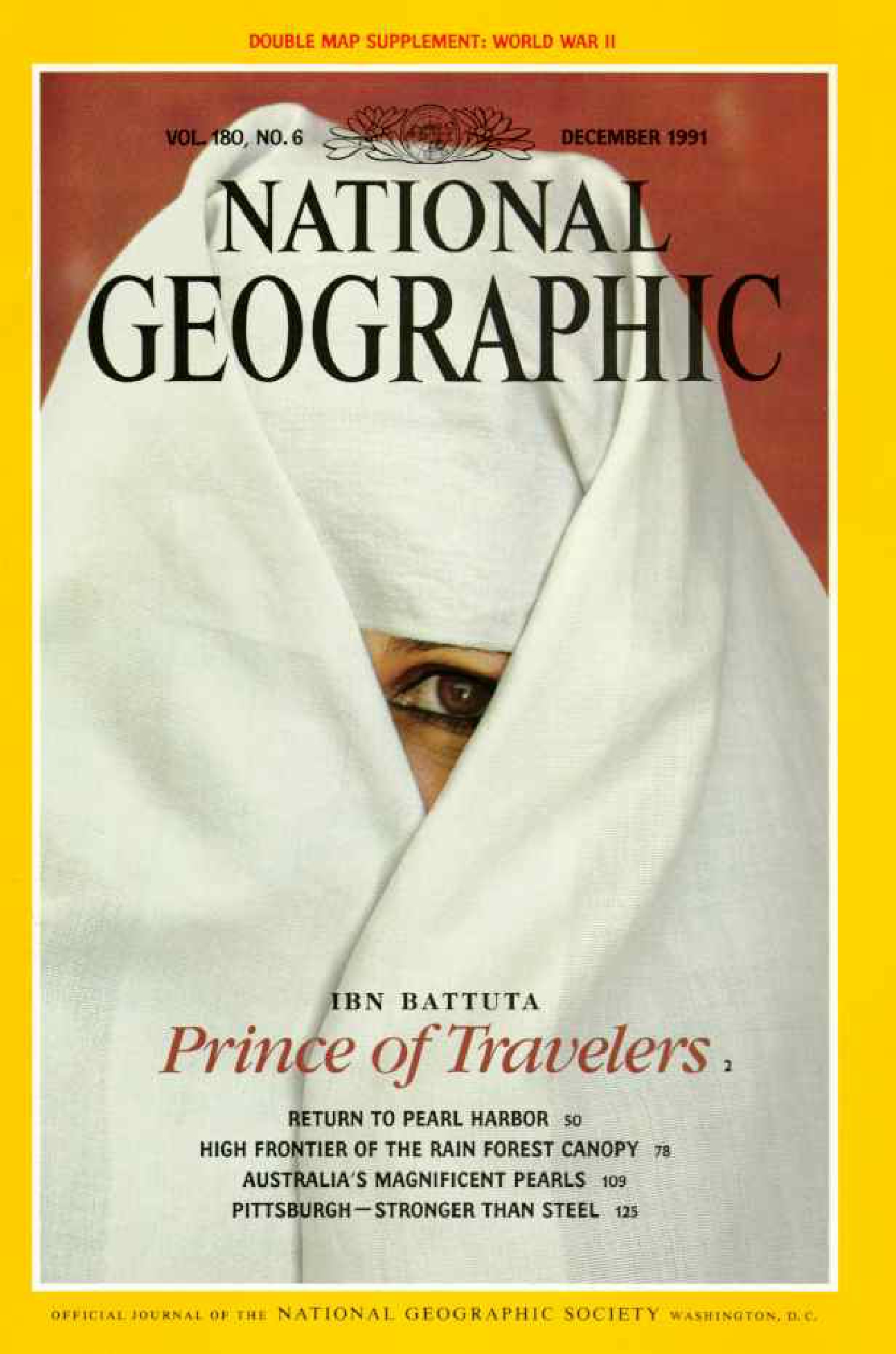 [해외잡지] National Geographic 1991-12 180-6 Dec
