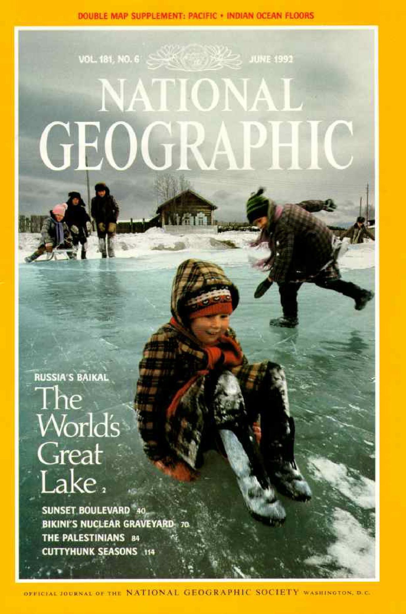 [해외잡지] National Geographic 1992-06 181-6 Jun